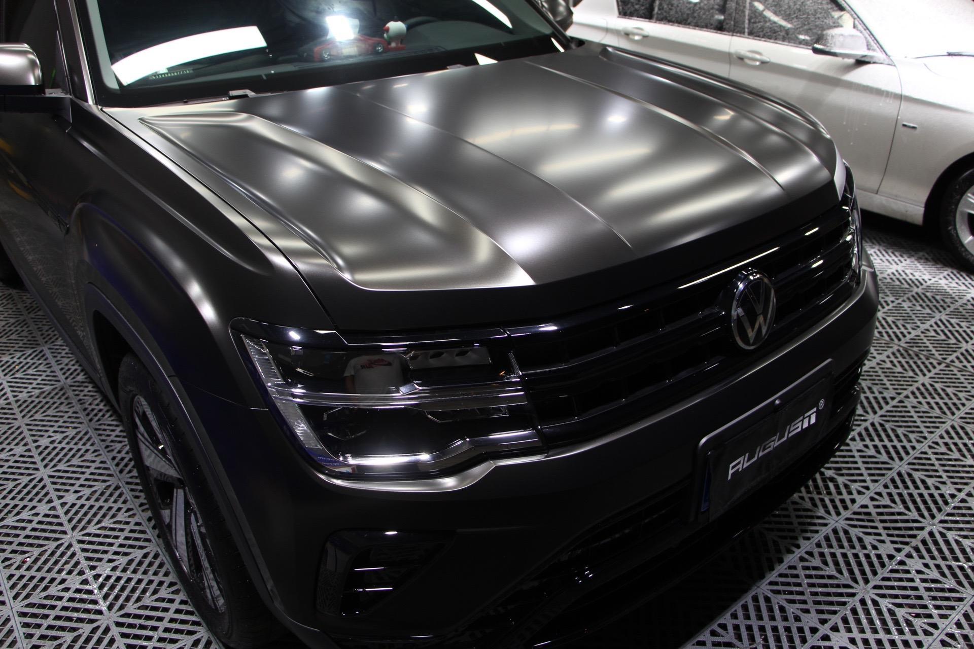 瞧瞧大众途昂改色黑武士.每个人的心中都离不开一台黑武士