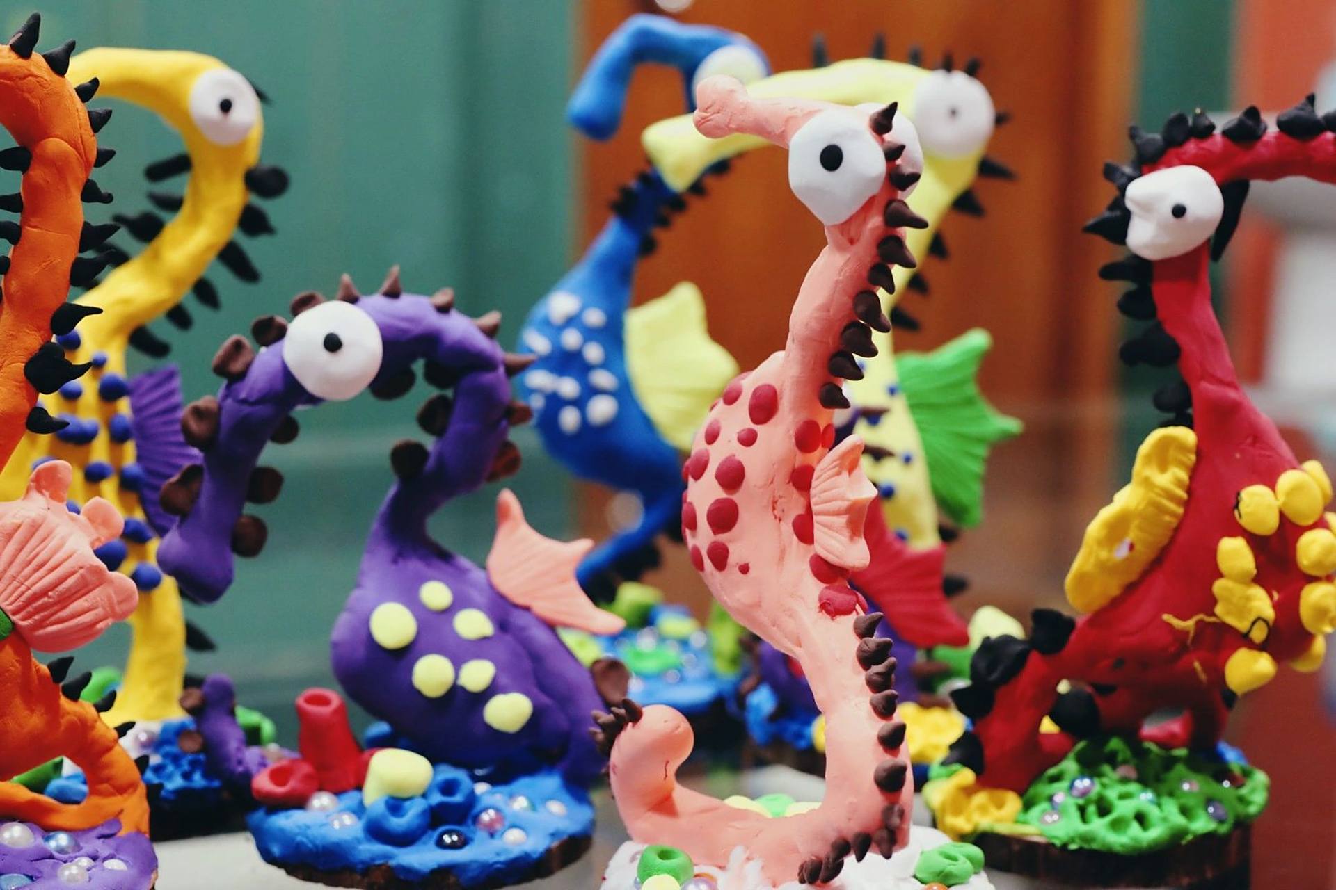 粘土立体综合课程《海马》 少儿综合立体课程