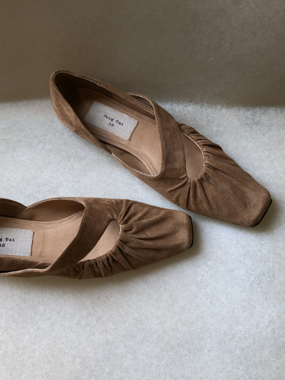 peng tai|手工羊皮平底鞋08 折后价格美丽