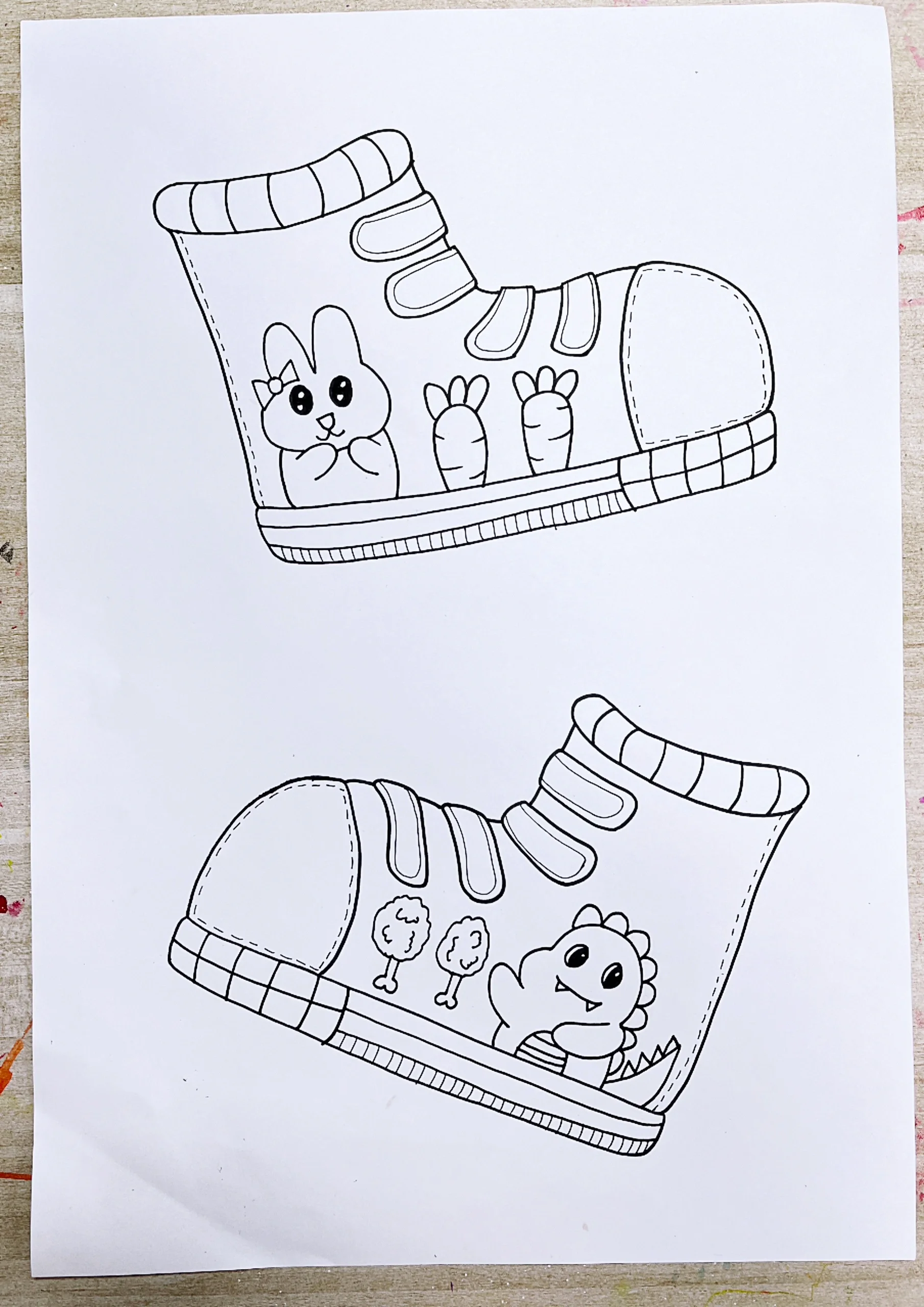 儿童创意画 鞋子 儿童创意画 鞋子简笔画