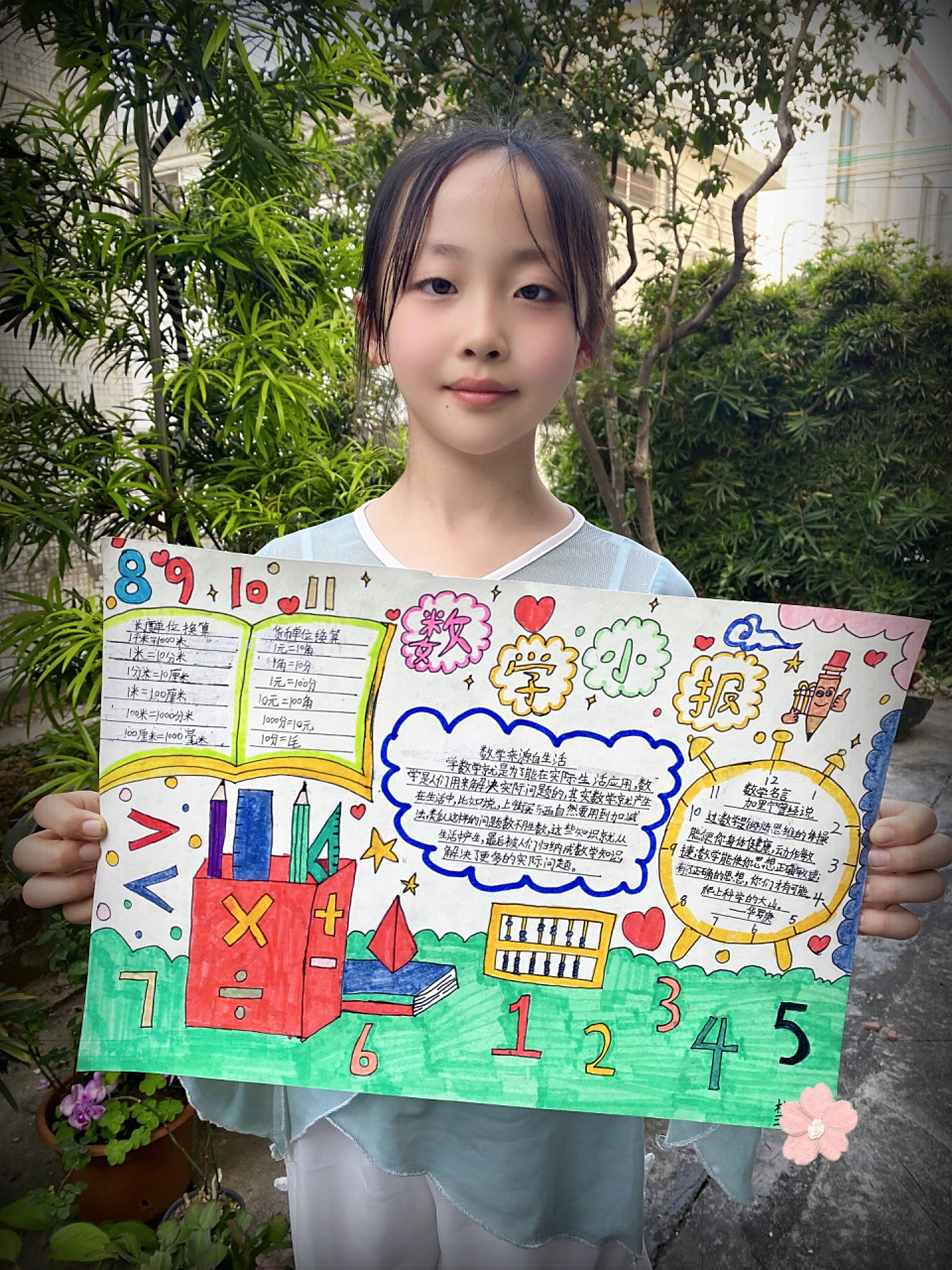 三年级数学小报73完成