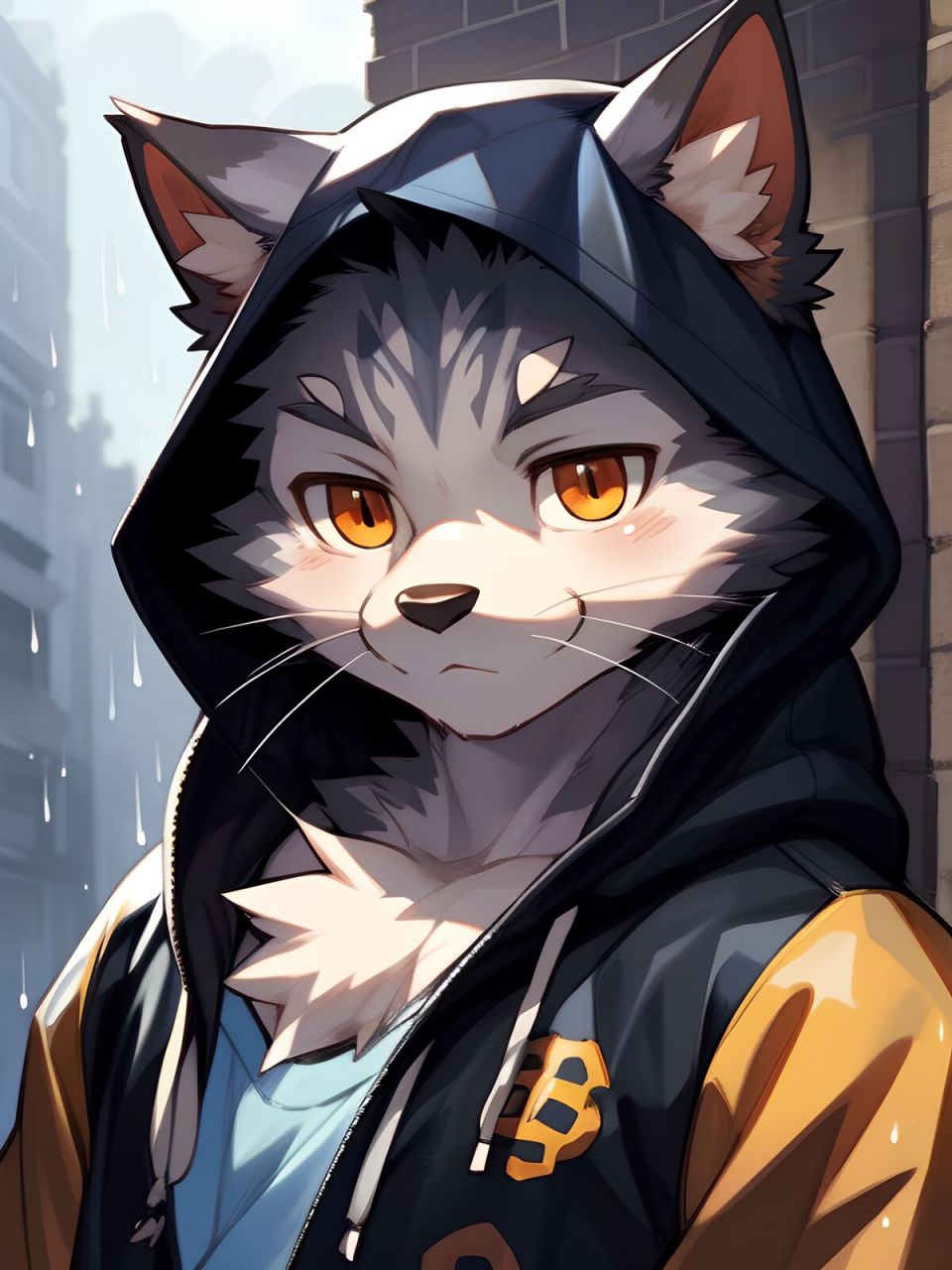 带着兜帽的福瑞