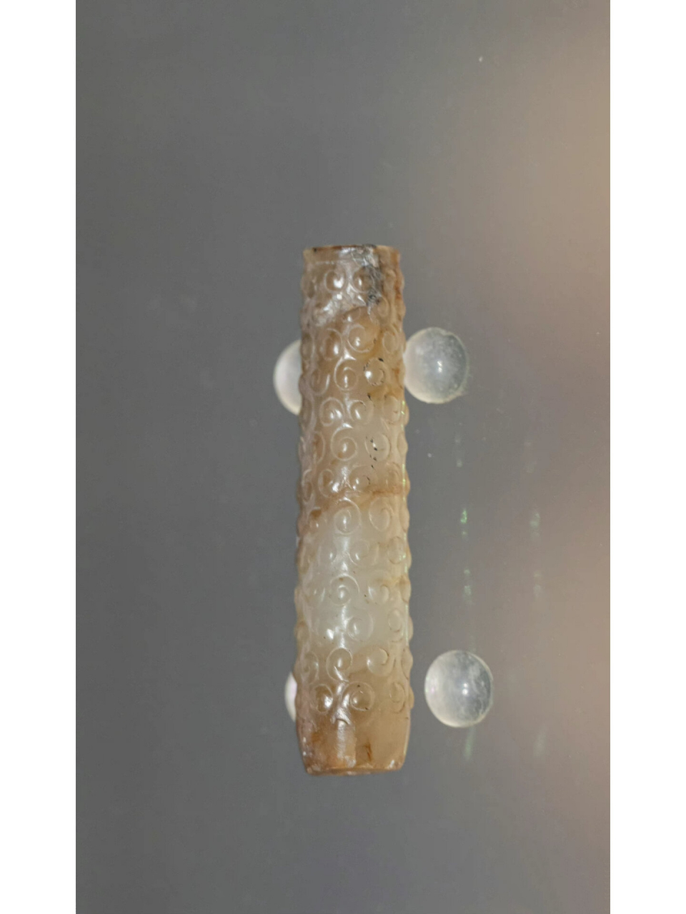 馆藏古玉 西汉 肛塞 出土时位于刘贺肛门遗迹处,属