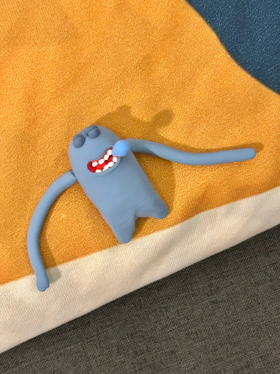 一些可可爱爱的粘土小怪兽合集95 觉得肚子鼓鼓和嘴巴鼓鼓的小怪兽