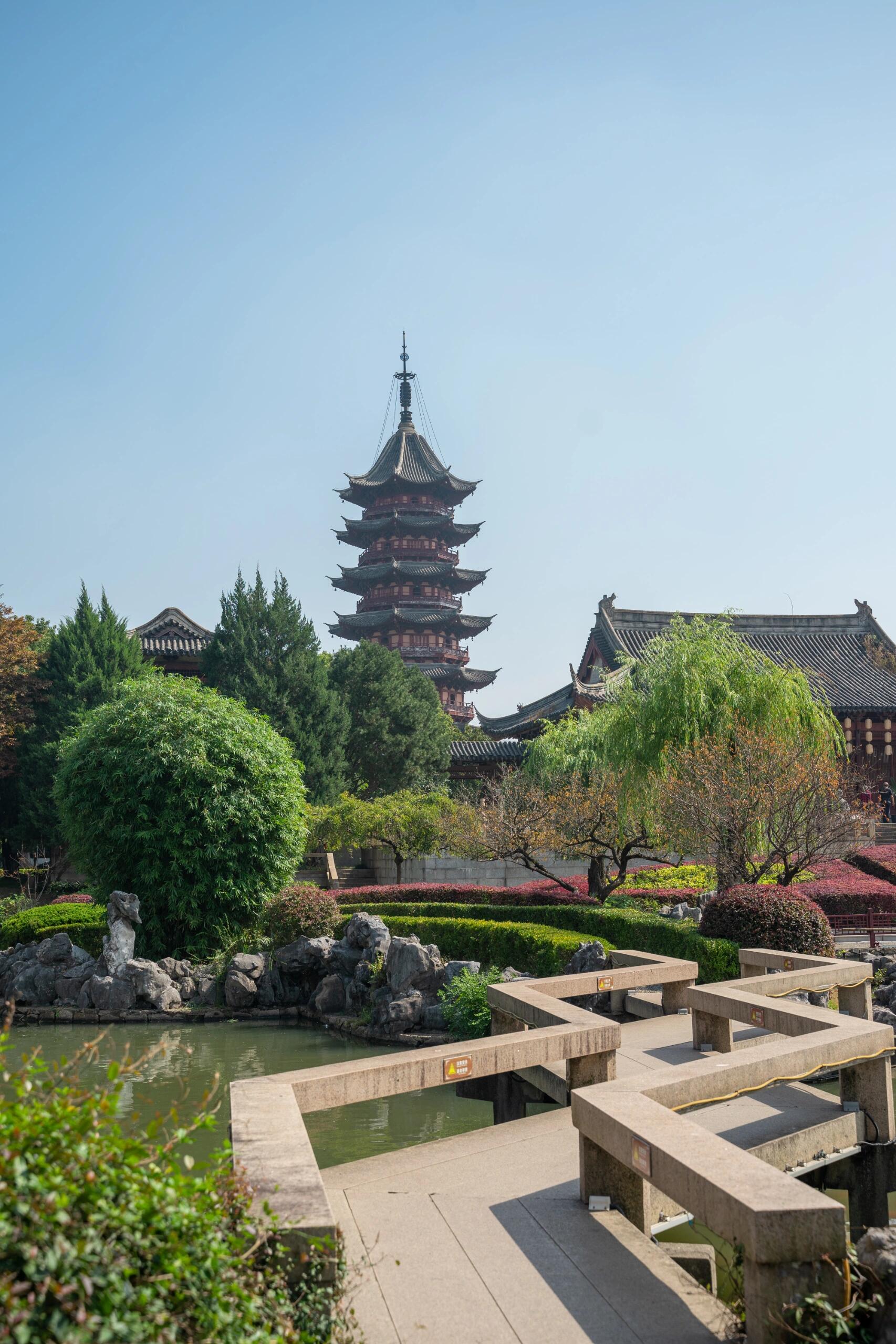 有没有和我一样爬过瑞光寺古塔,腿疼三天了 苏州盘门三景之一 瑞光寺