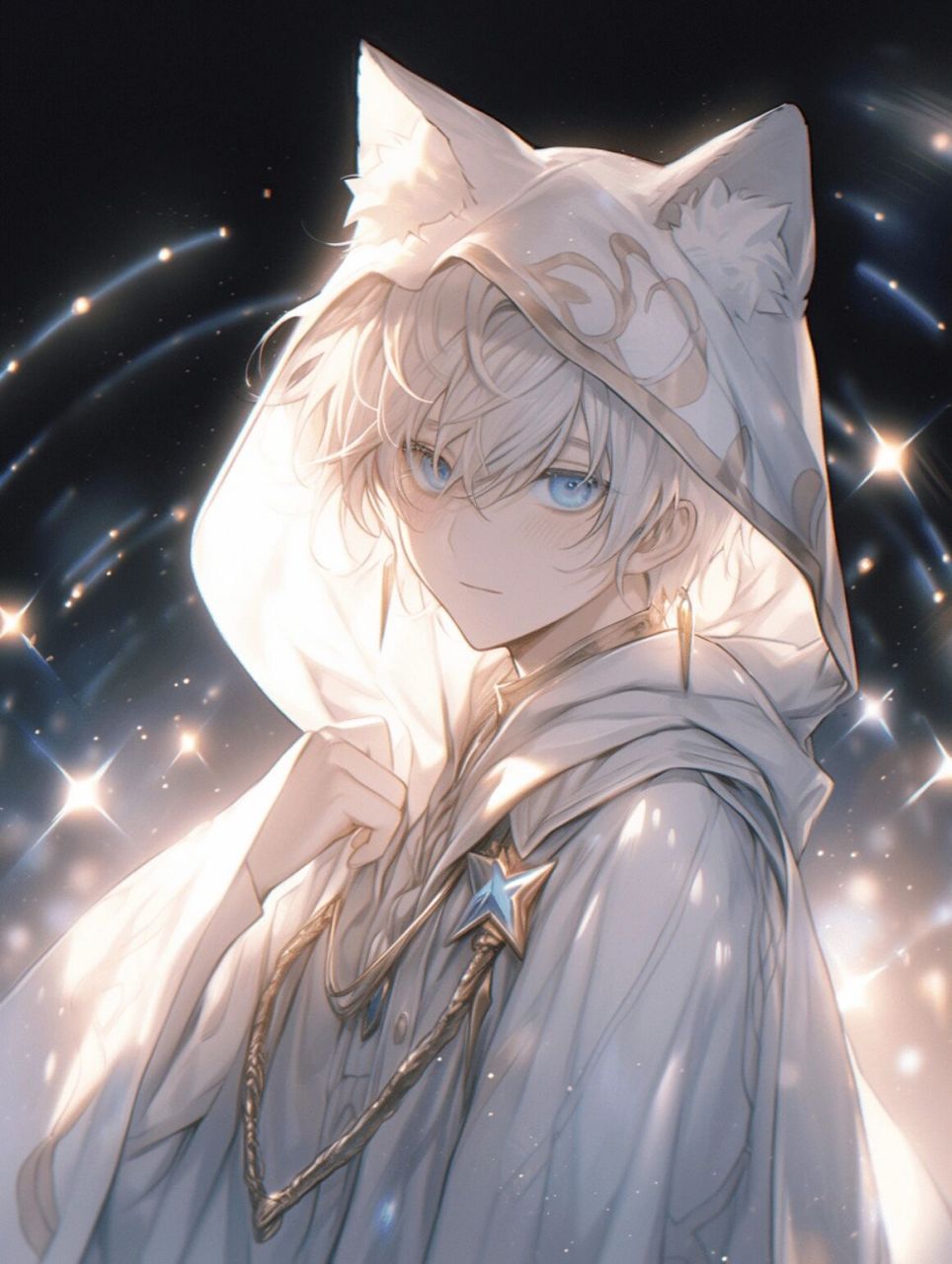 你的白猫95(动漫男头壁纸)