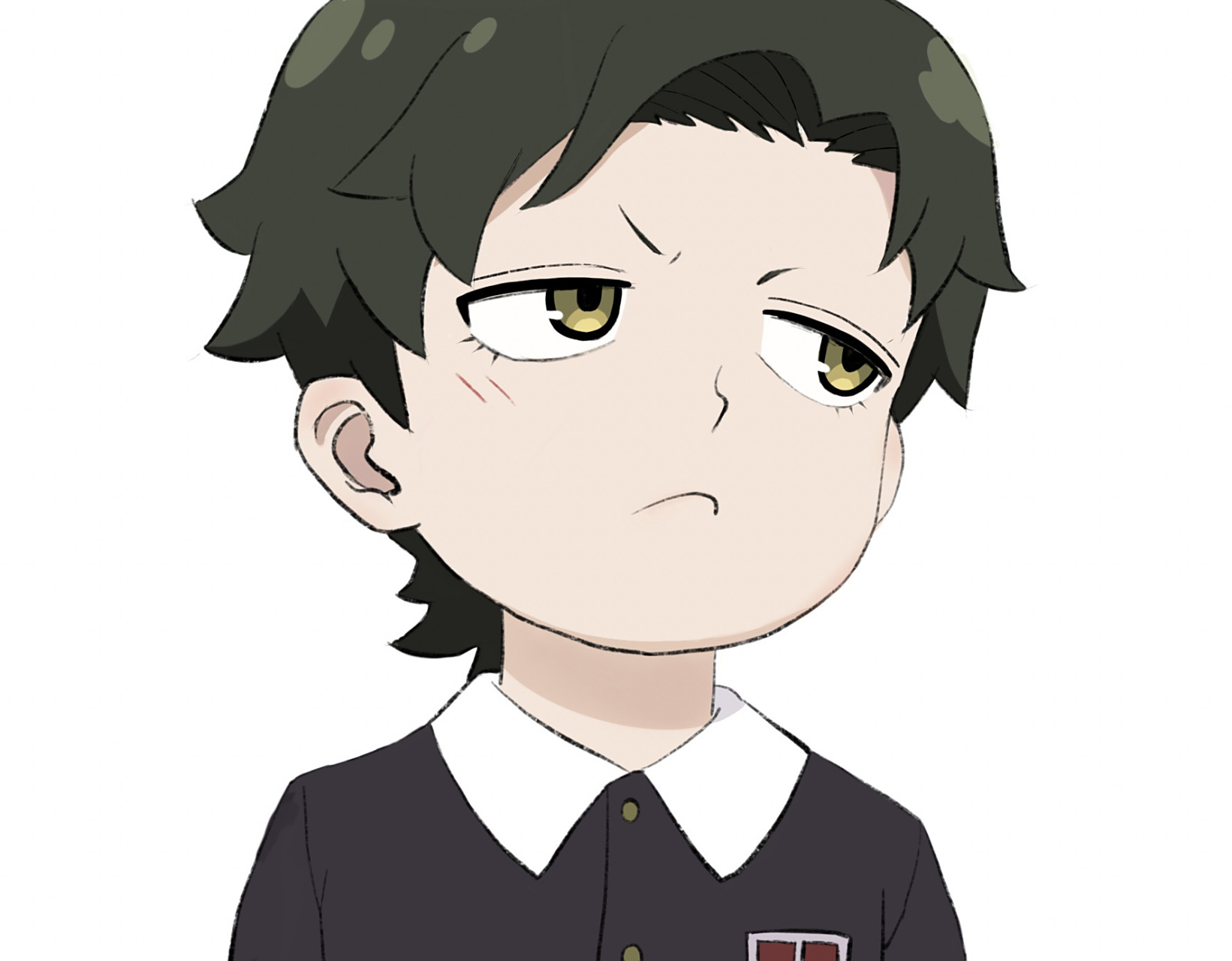 次子好帅啊 最喜欢这傲娇又害羞的小表情了 画的时候好开心呀^_^哈哈