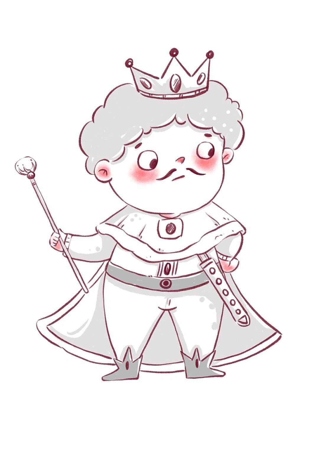 国王|儿童插画