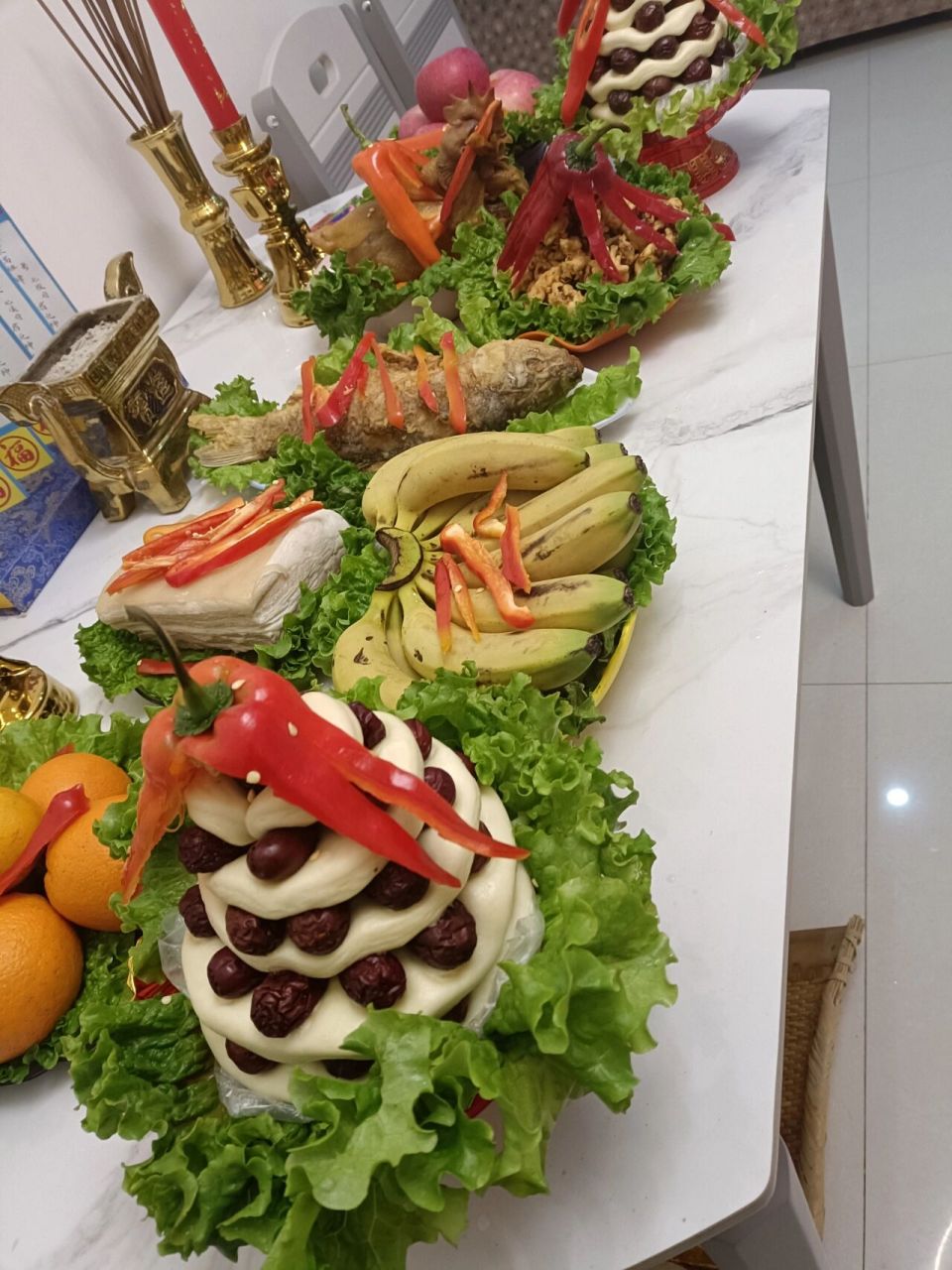 除夕祭祖供菜 请祖宗折子,回家祭祖过年