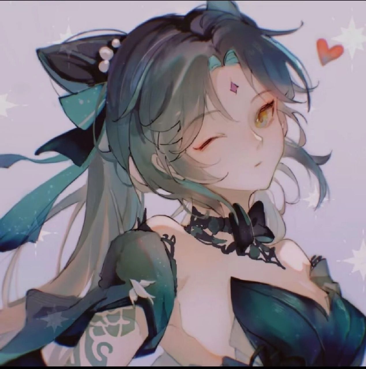 【原神 魈】女装 图片源于网络,侵删.