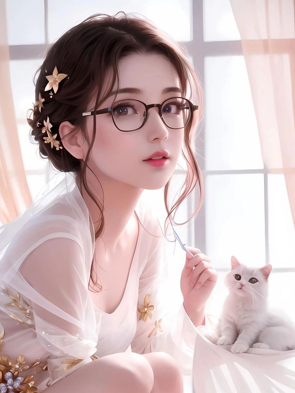 超多高清美女小姐姐头像壁纸耶, 想要高清原图的私信我哈,每天都会