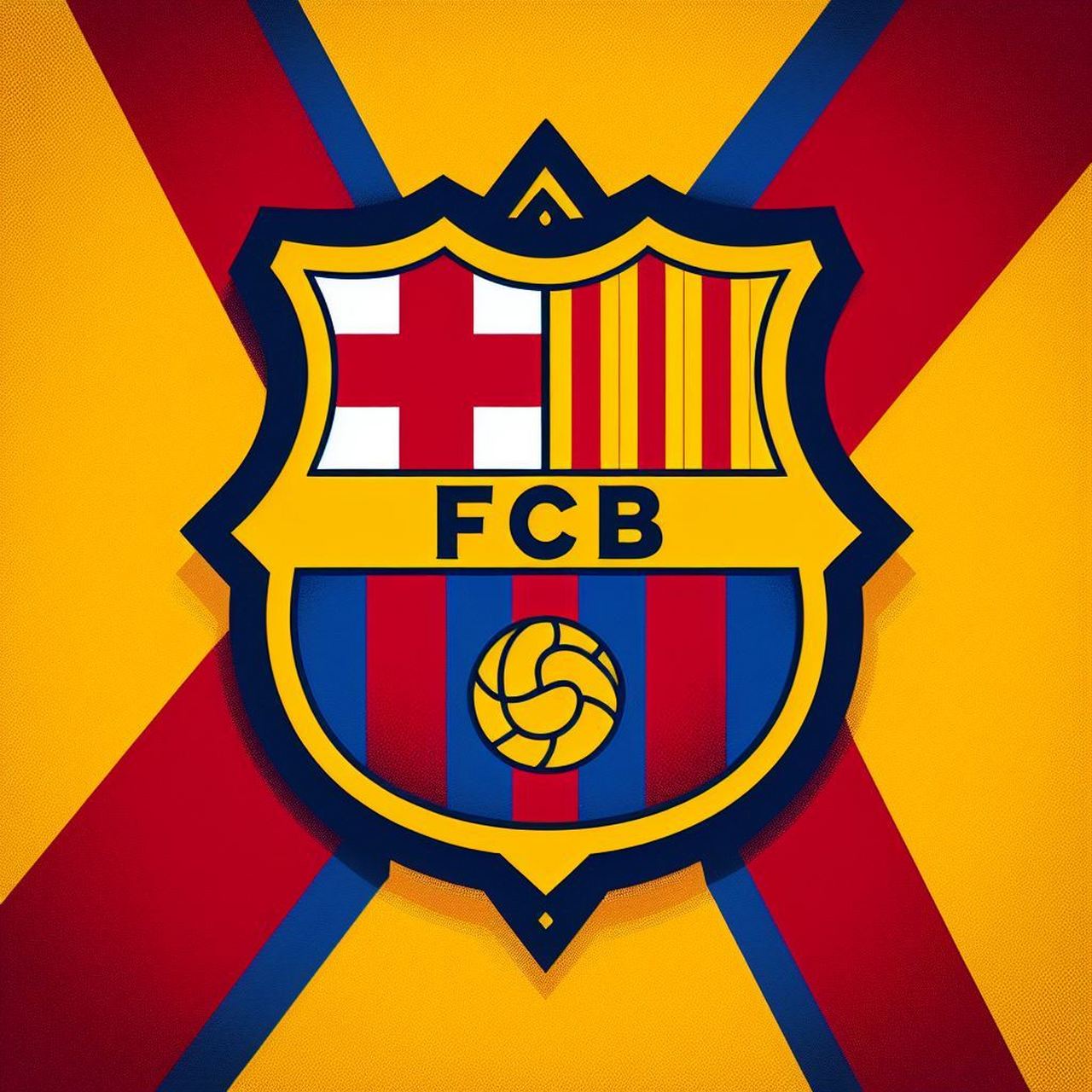 bing生成的巴萨队徽90781597#巴萨##至死不渝红蓝魂