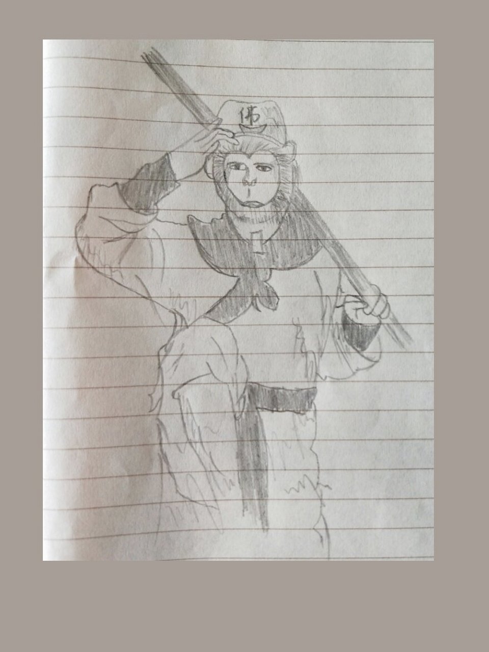 老版孙悟空简笔画