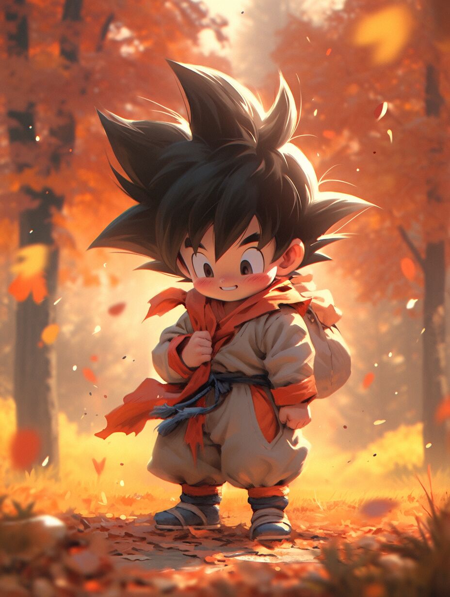 q版龙珠,修行的悟空