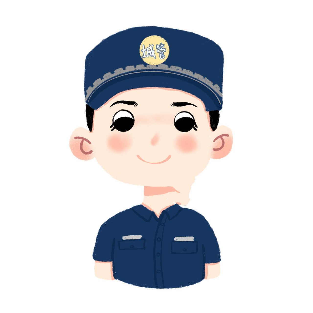 插画头像 | 不同职业头像(三) 职业系列头像插画:军人,美术老师,医生