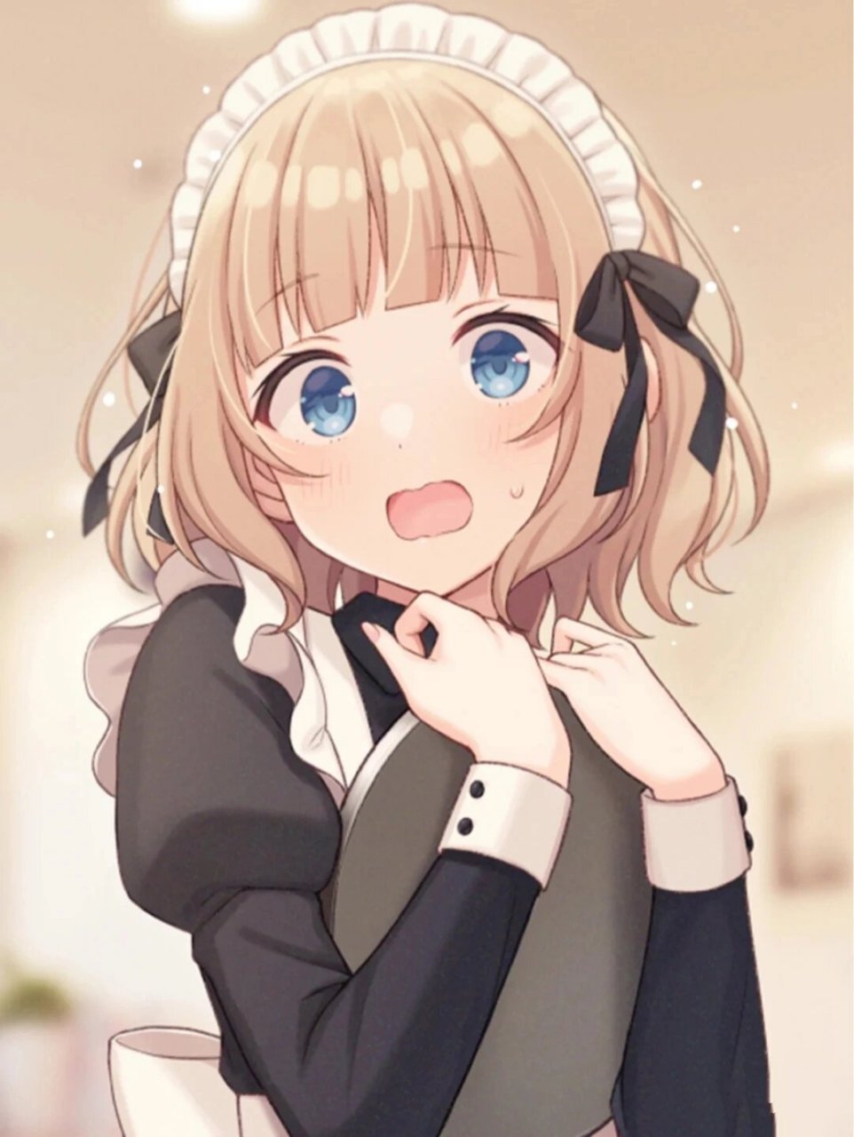 超级可爱短发女孩二次元 超级可爱短发女孩