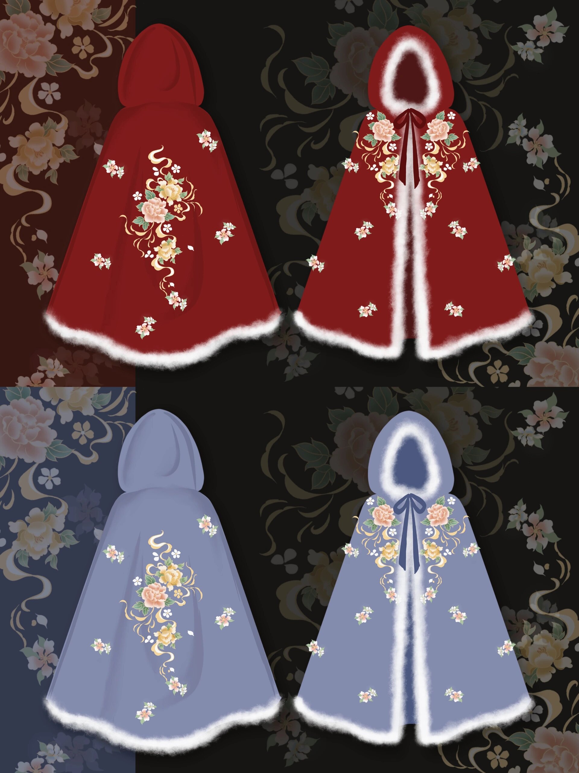 汉服斗篷设计图已出