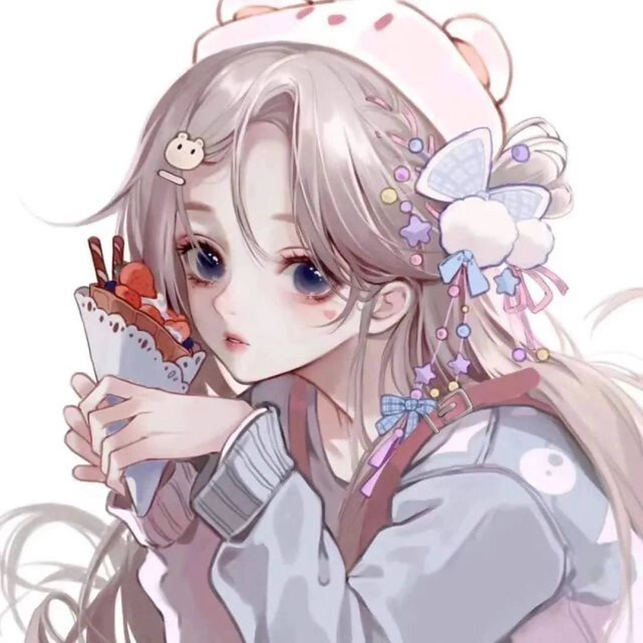 『动漫闺蜜头像』『可爱清新』可以单人用哦 同样的模板,不同的风格