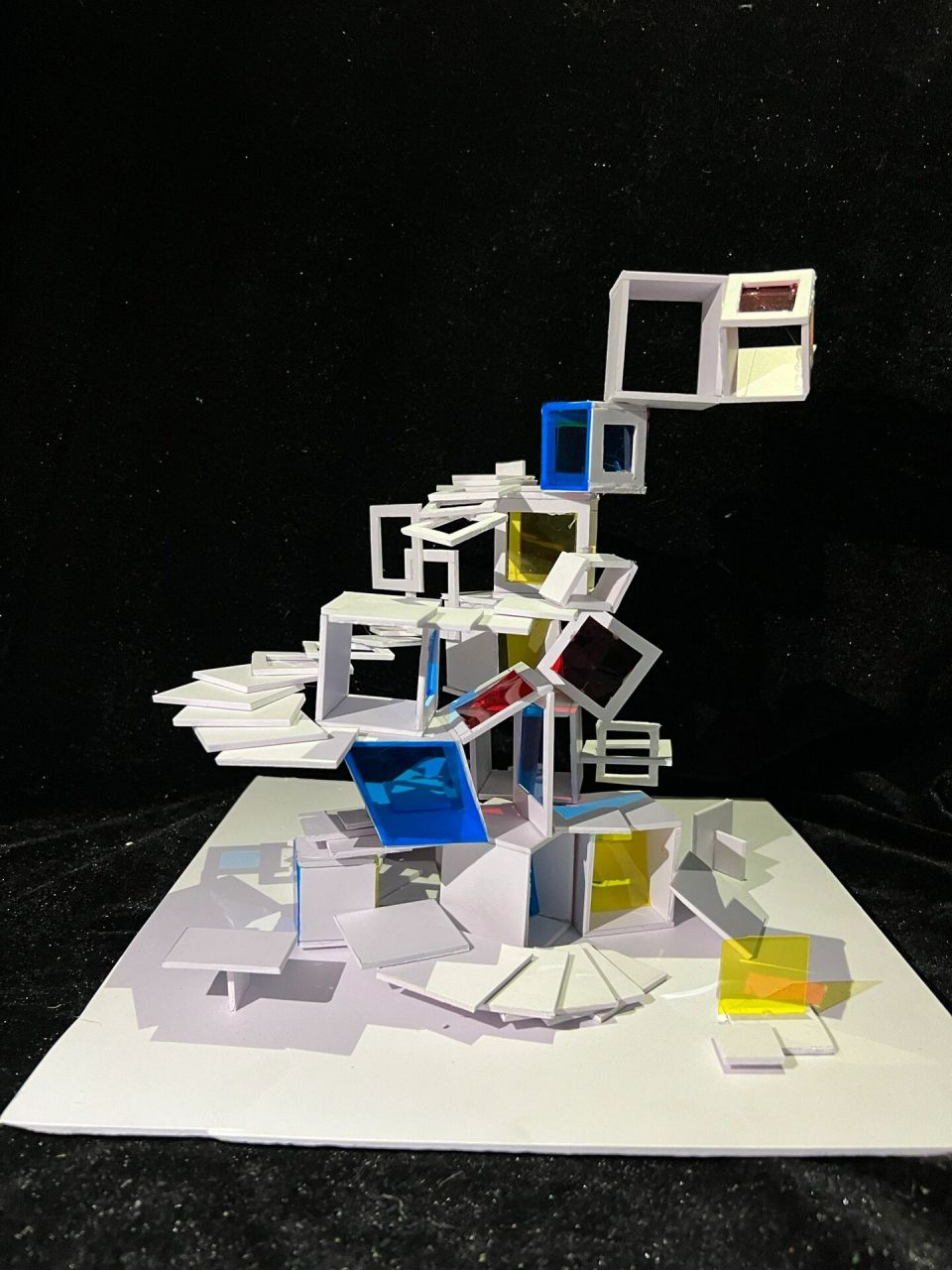 立体构成,直面构成 感觉更像块,本意是面