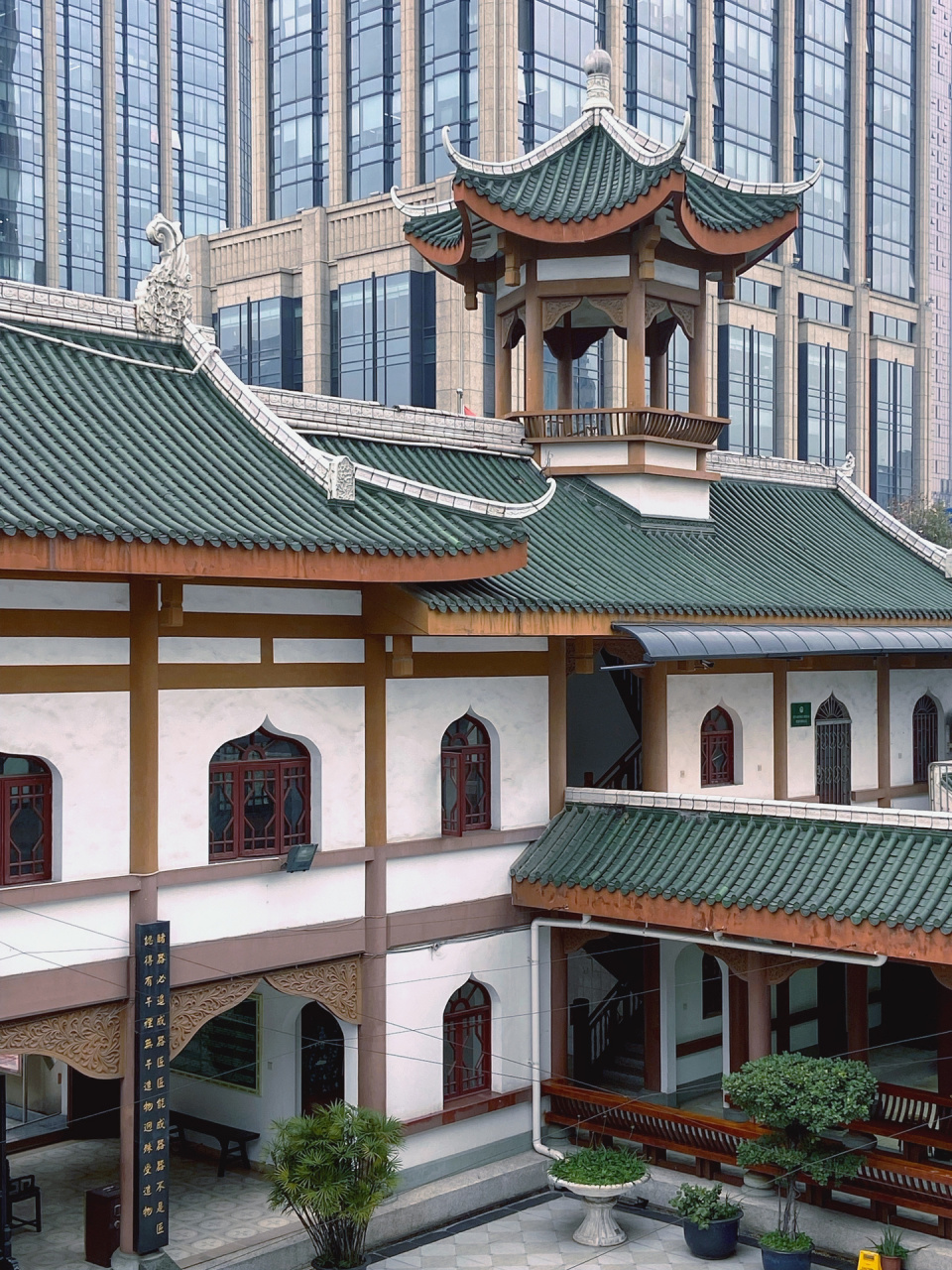 异域风情9615成都市中心94皇城清真寺 每次去天府广场都会看到