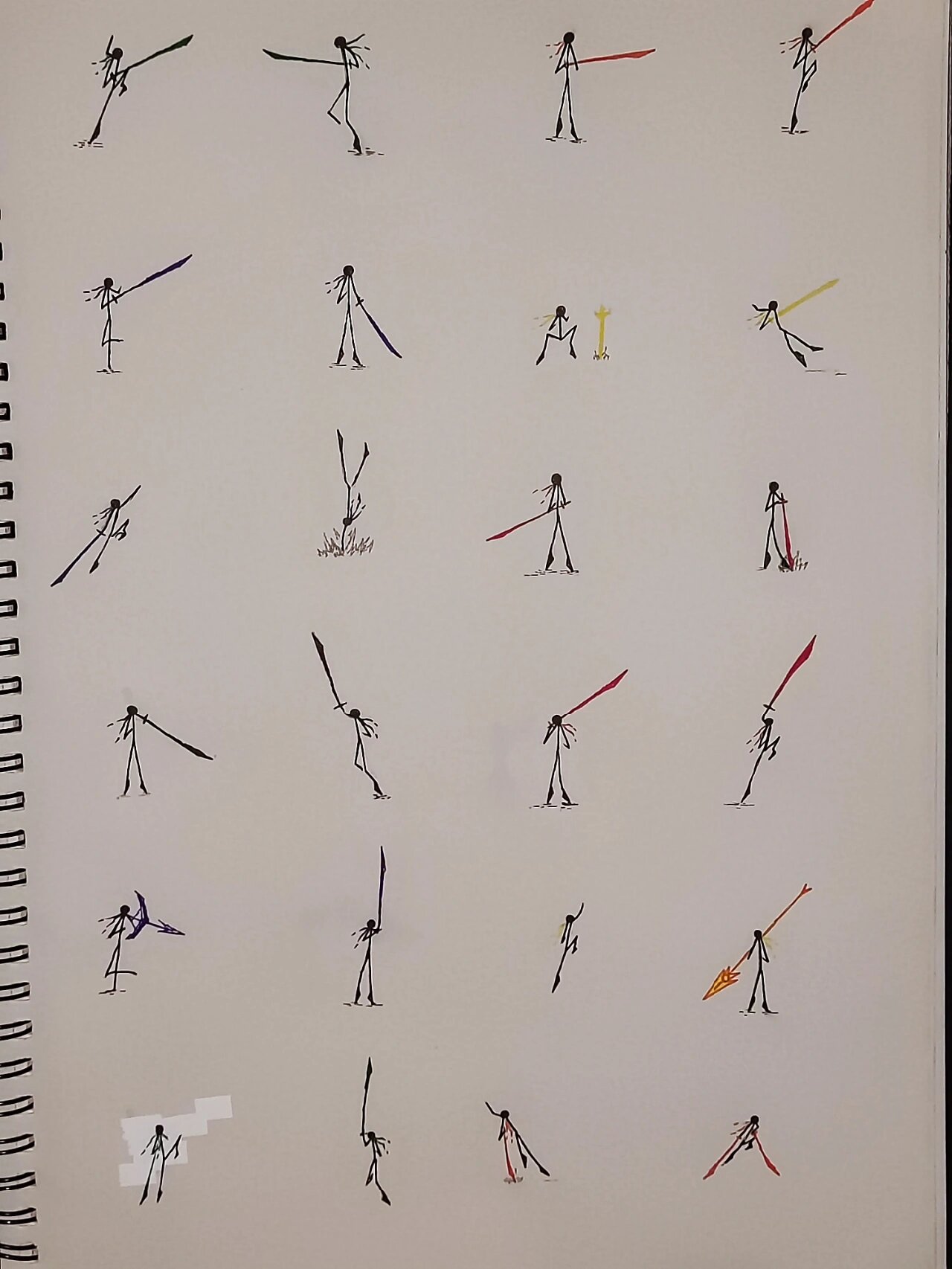 火柴人动作教程