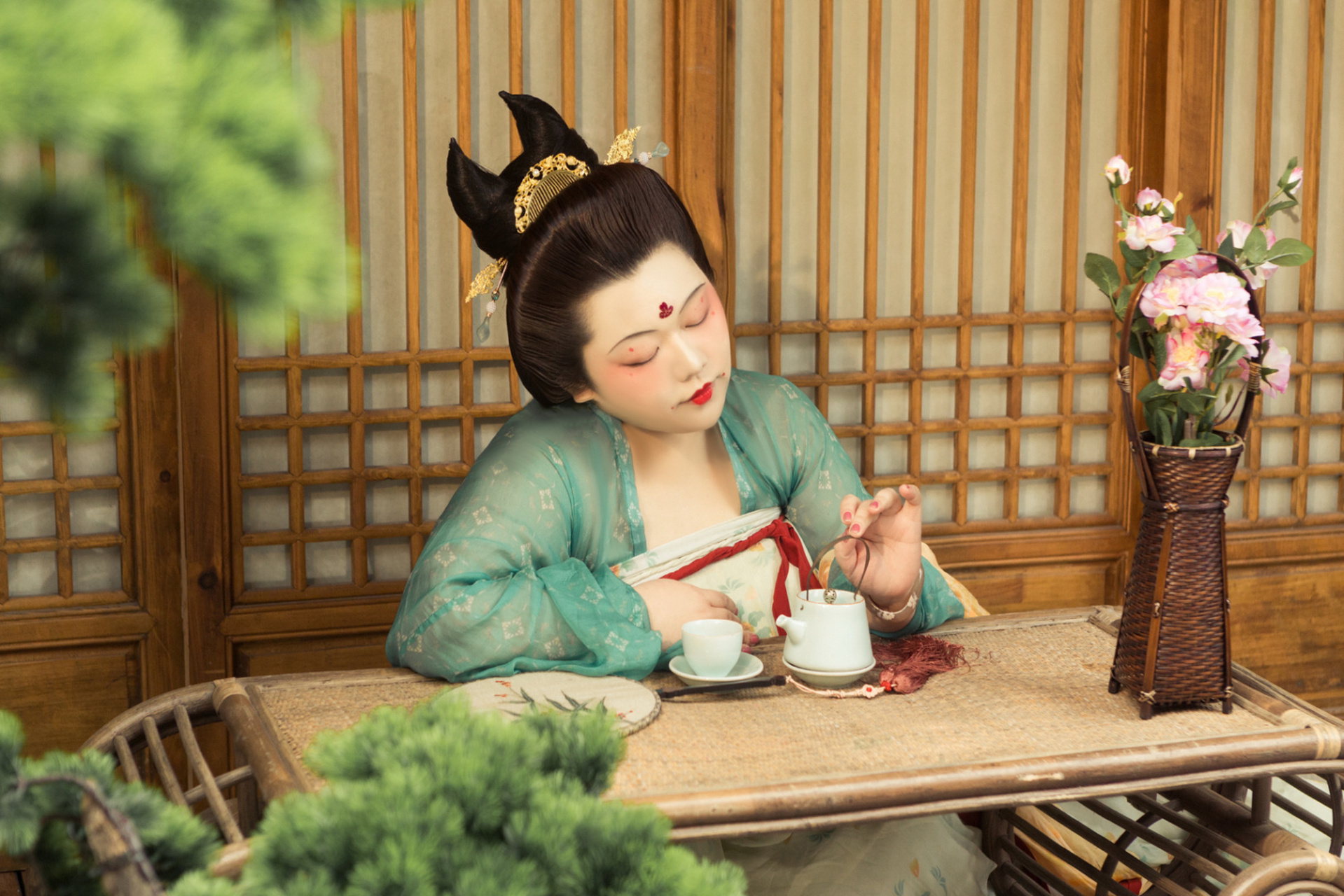 胖瘦不会影响你的美|汉服妆造|唐代妆造|交 唐代的丰腴之美 美人妆,面