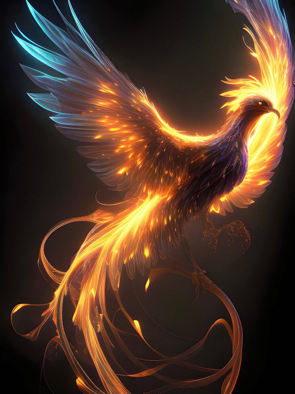 神鸟凤凰,涅槃磐浴火重生