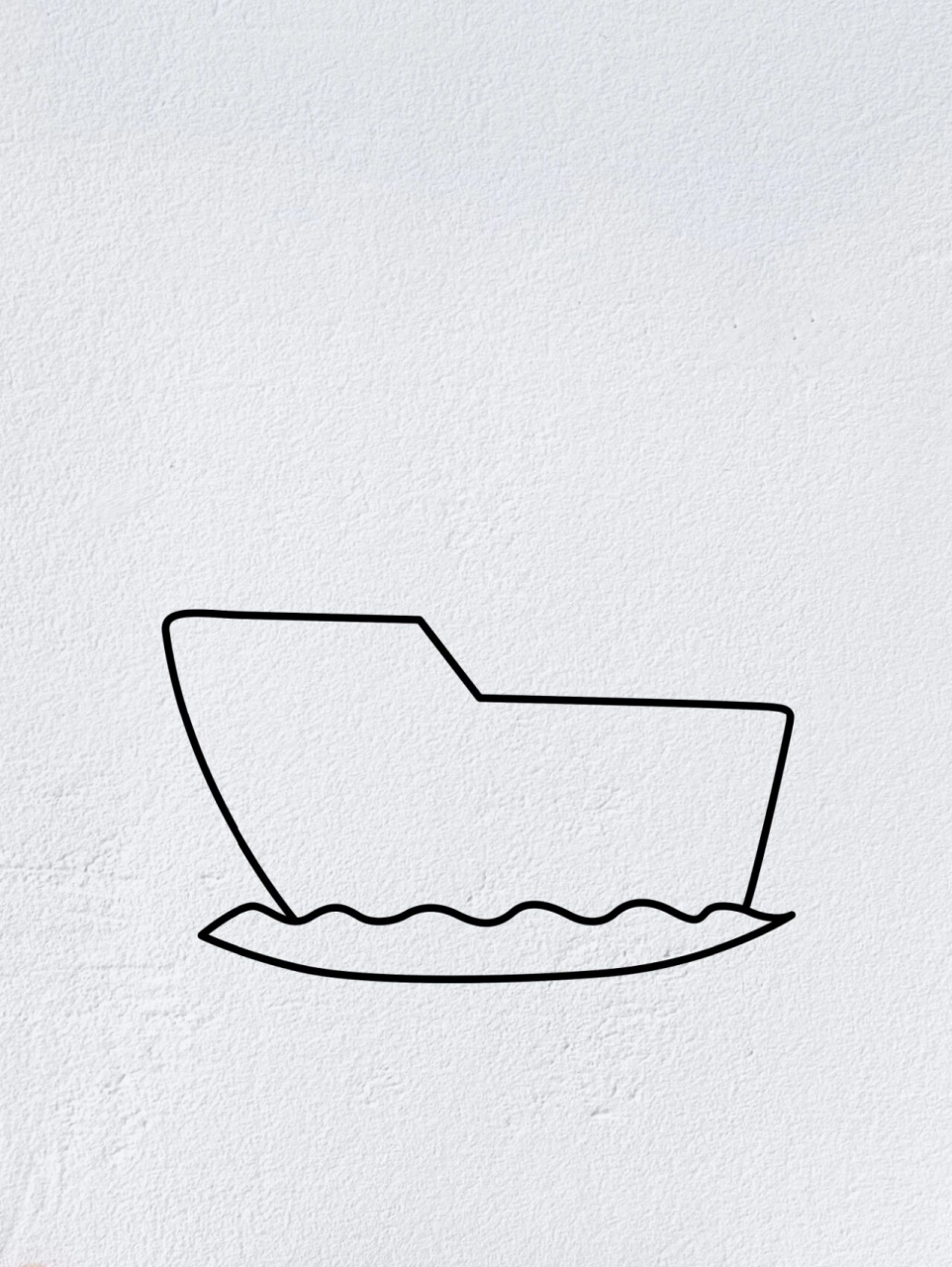 轮船简笔画(内附过程图)