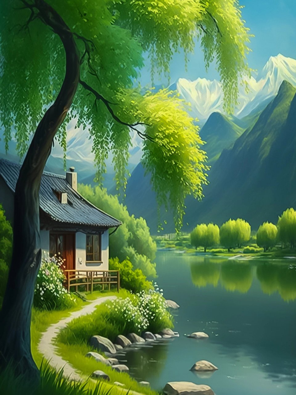 治愈系风景   有一种绿叫解暑绿, 有一种爱叫我这辈子都不会走 艾特你