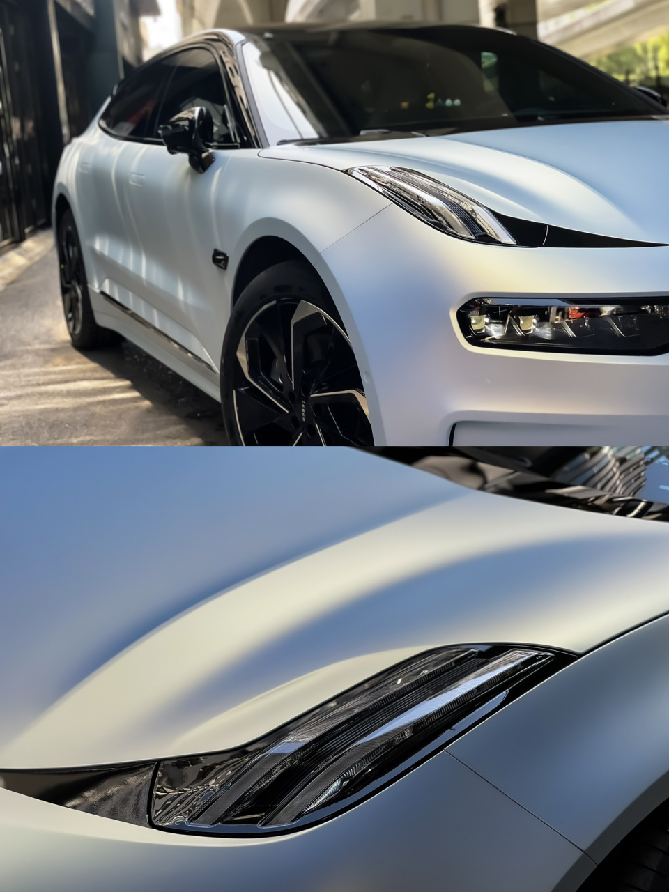 07极氪001|渐变亚面蓝幻金改色太好看啦6015  蓝色爱好者看过来