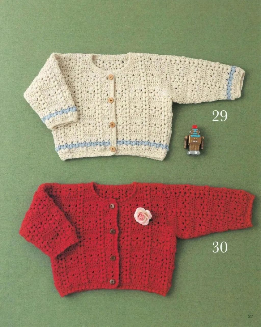0一3岁开衫毛衣编织法图片