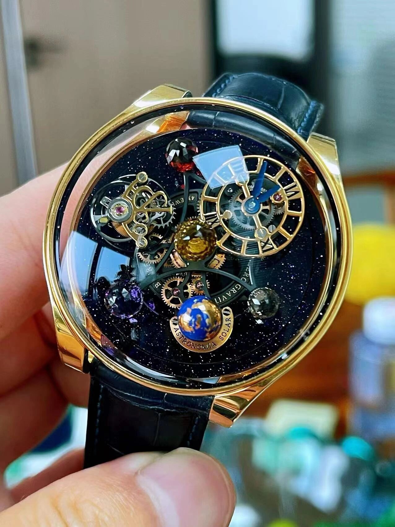 杰克宝 捷克豹 天体陀飞轮 单表 捷克豹 天体陀飞轮 市面难得一见的