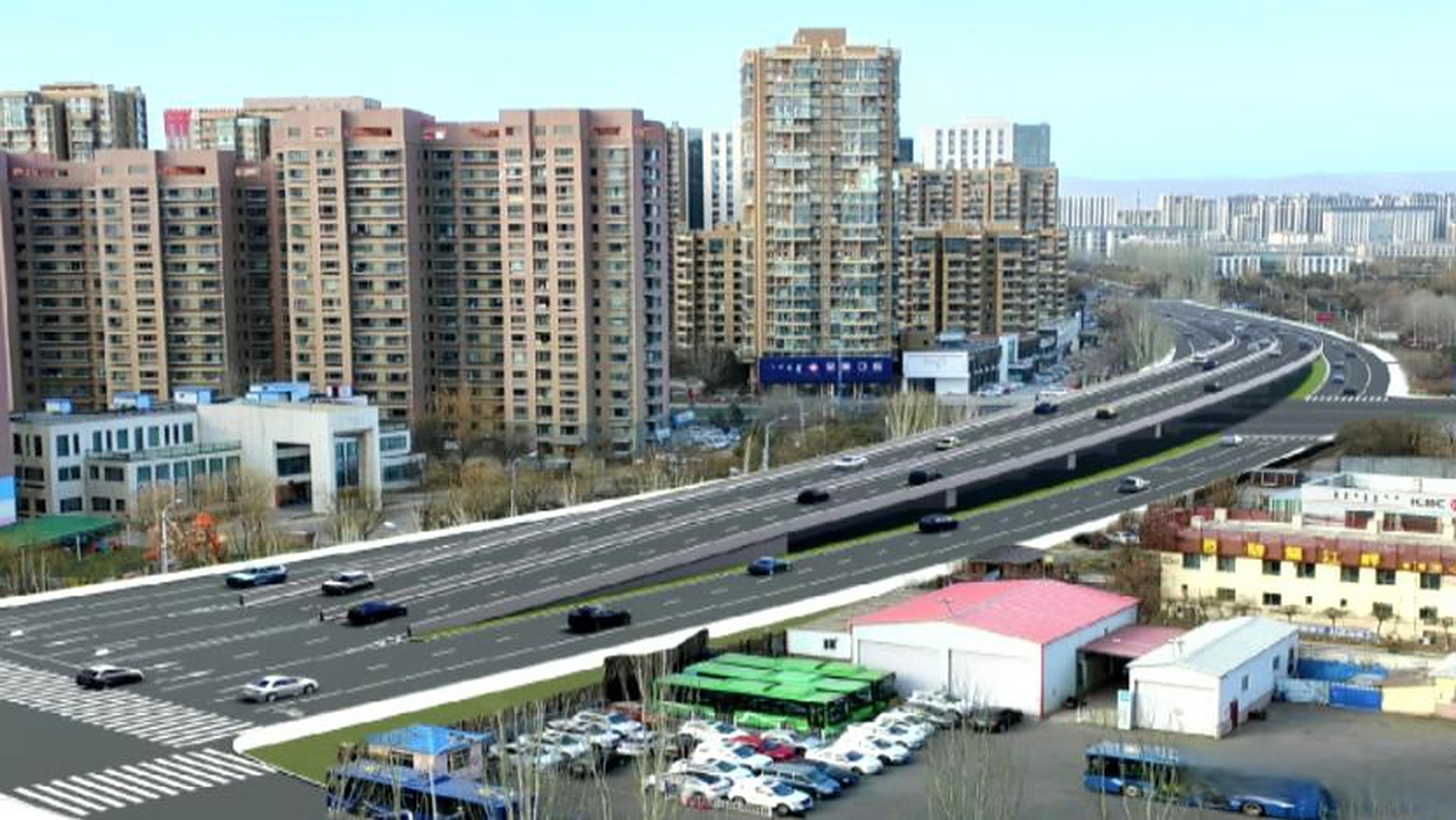 【呼和浩特万通路下穿南二环快速路工程有新进展了】  住在呼和浩特市