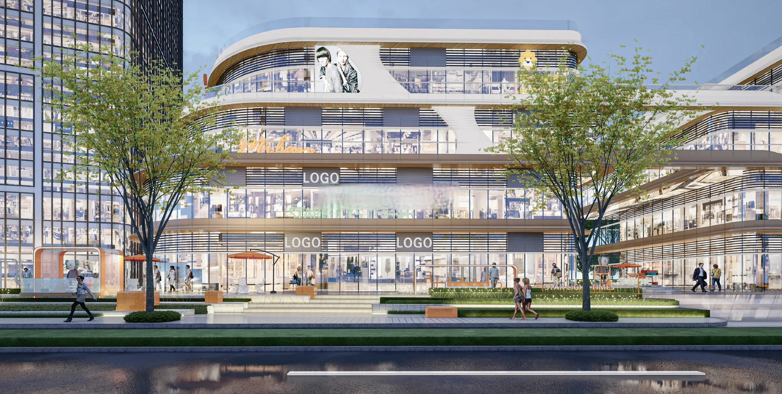 "陆上游艇"这商业名字取得倒是和外立面造型相得益彰,不过本就很难做