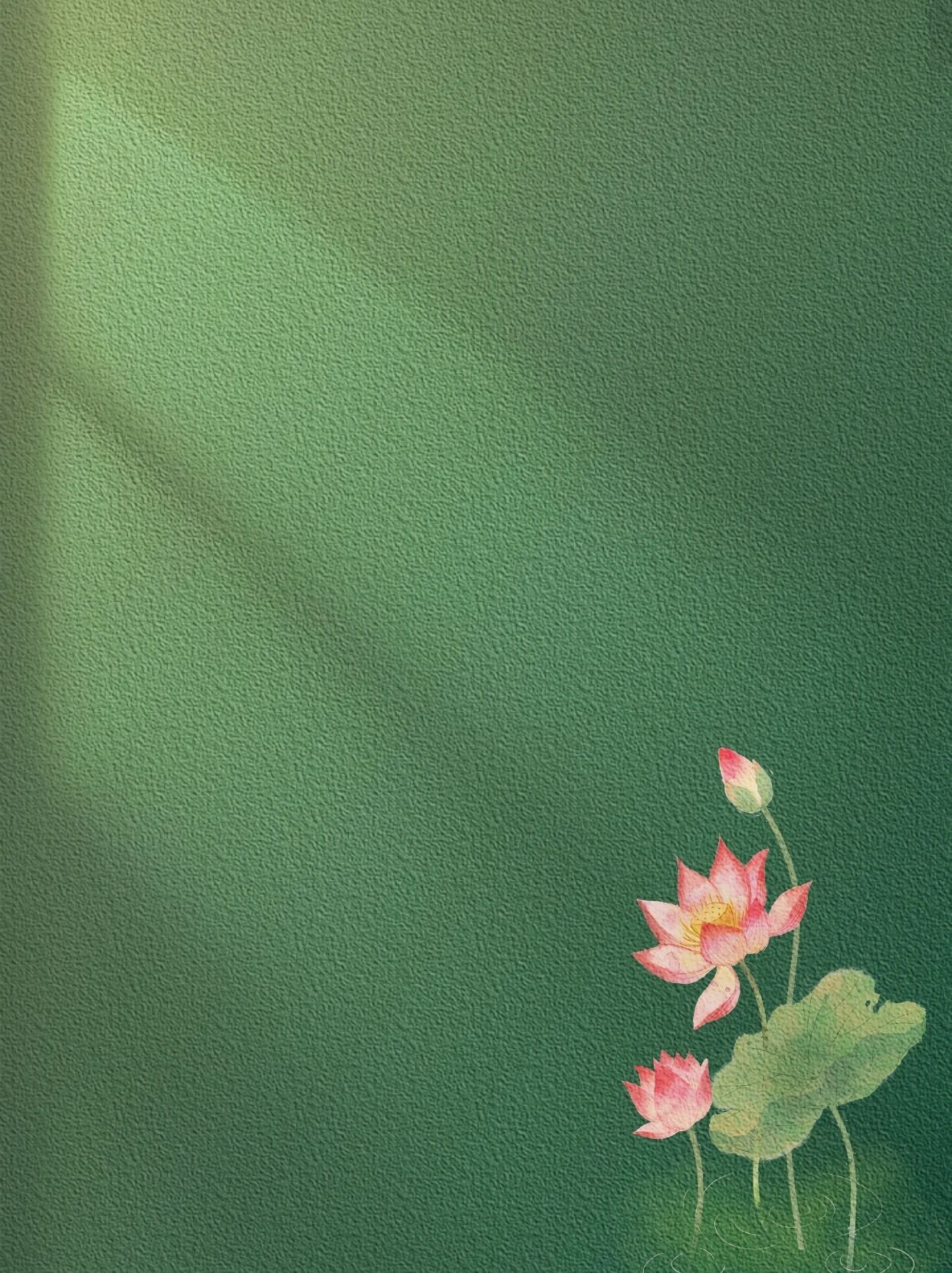 古风荷花系列朋友圈背景背景底图壁纸