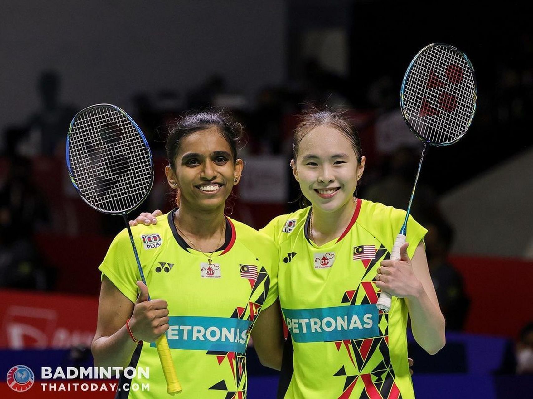 2022羽毛球印尼大师赛#   大马女双的希望-陈康乐/蒂娜