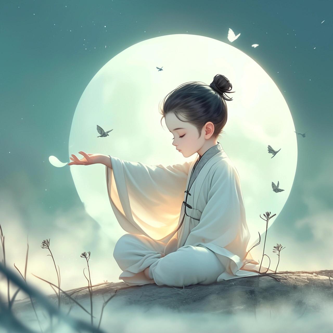 佛系头像 在快节奏的现代生活中,我们时常被外界的喧嚣和压力所困扰.