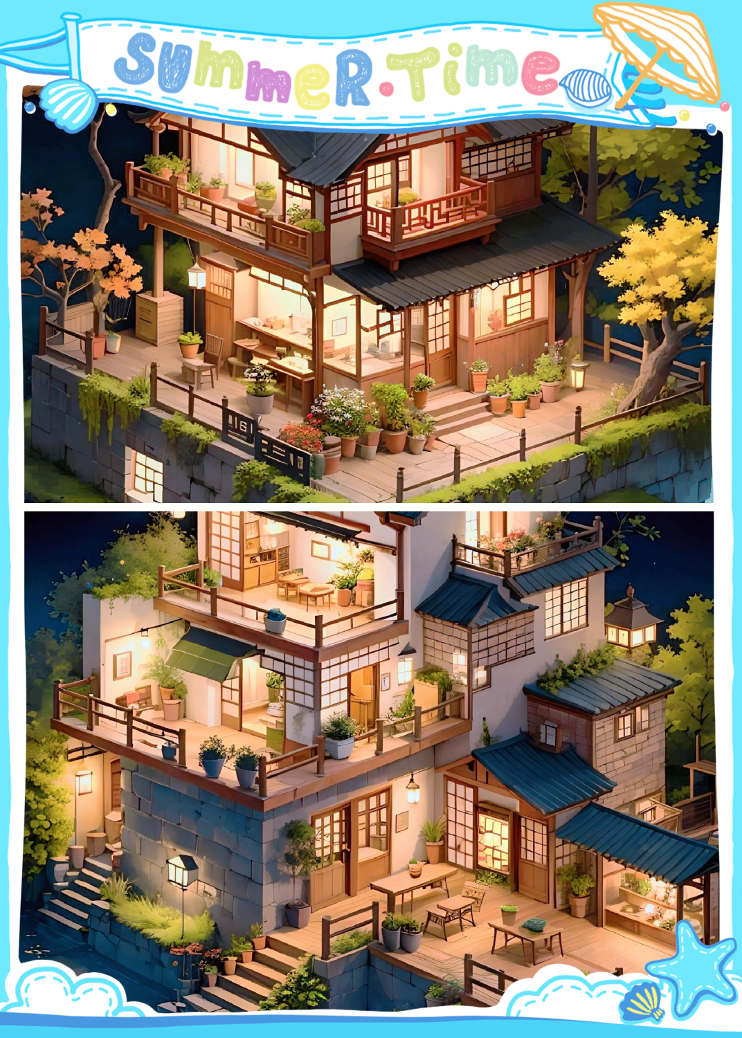 奶块住宅唐风建筑教程图片