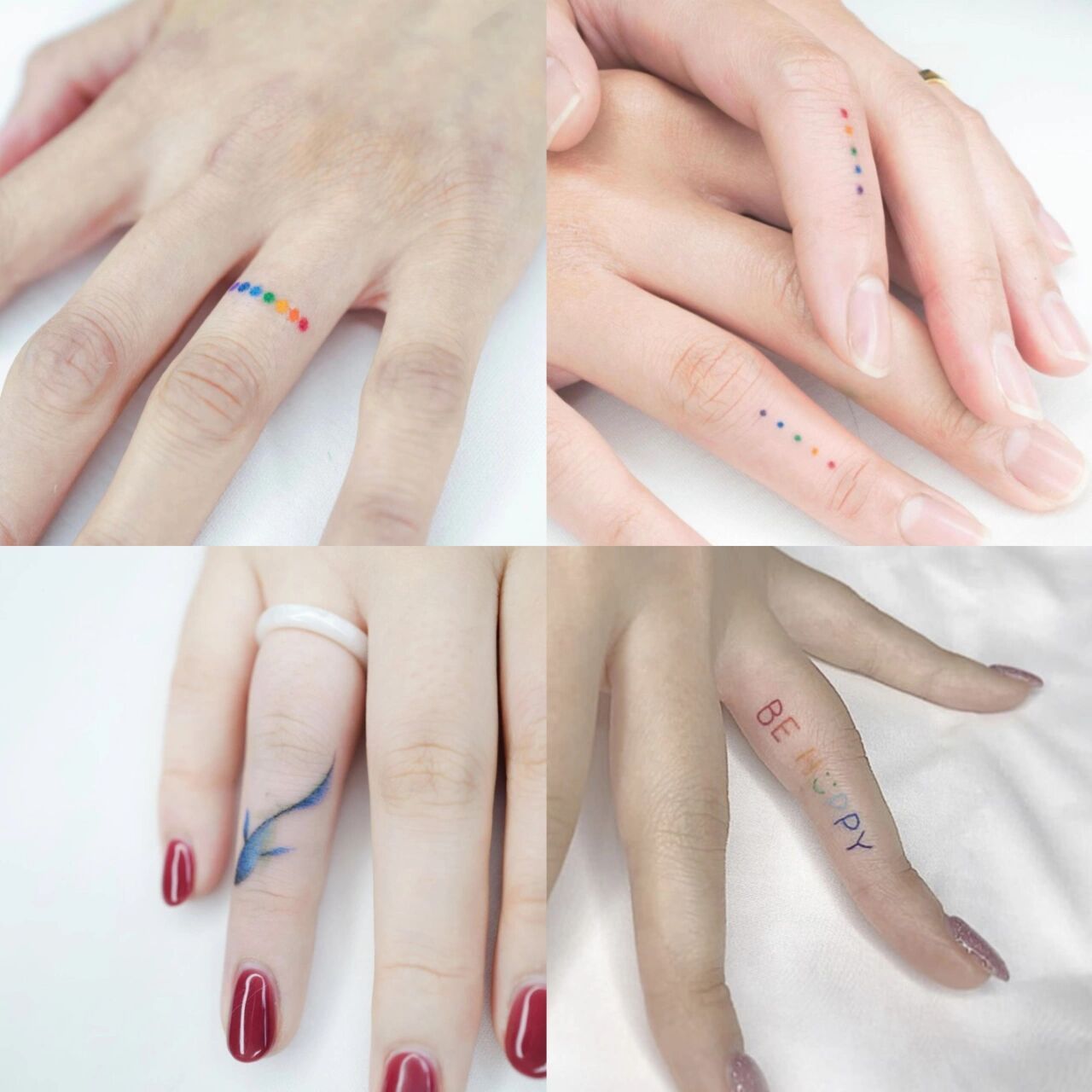 7715手指纹身本来就凸显个性的纹身位置哦,掌握不好纹身内容的