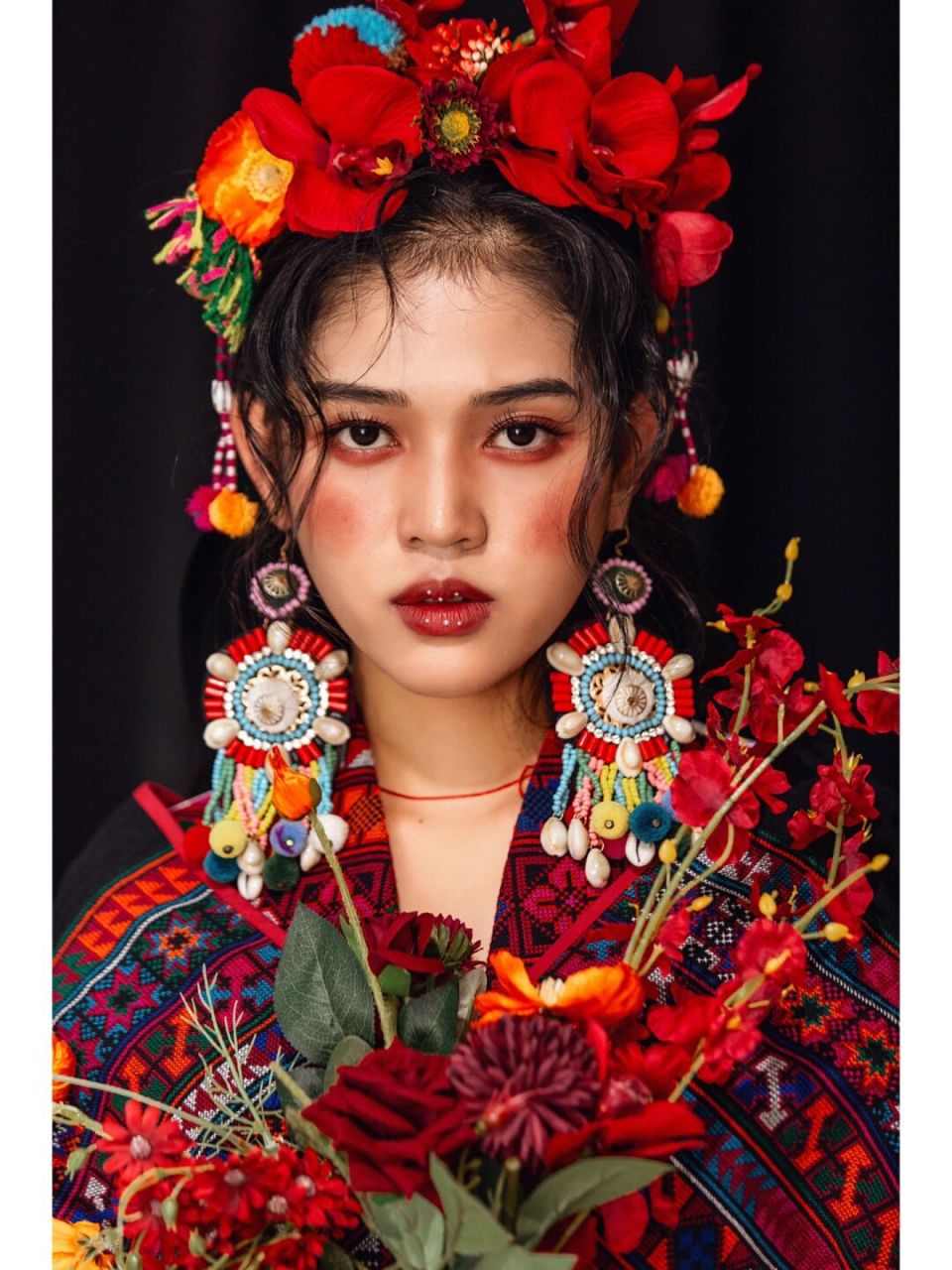 创作分享 部落民族妆容想要体验化妆的在这里哦