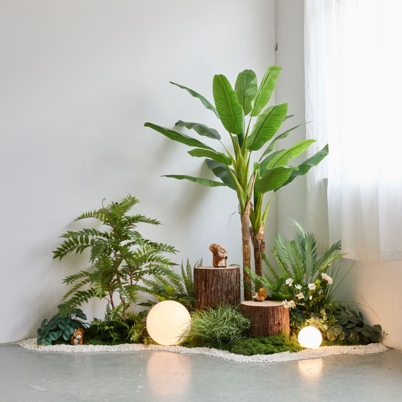 露营风造景植物精选i室内景观 可以把室外的美景搬到室内用在咖啡餐饮