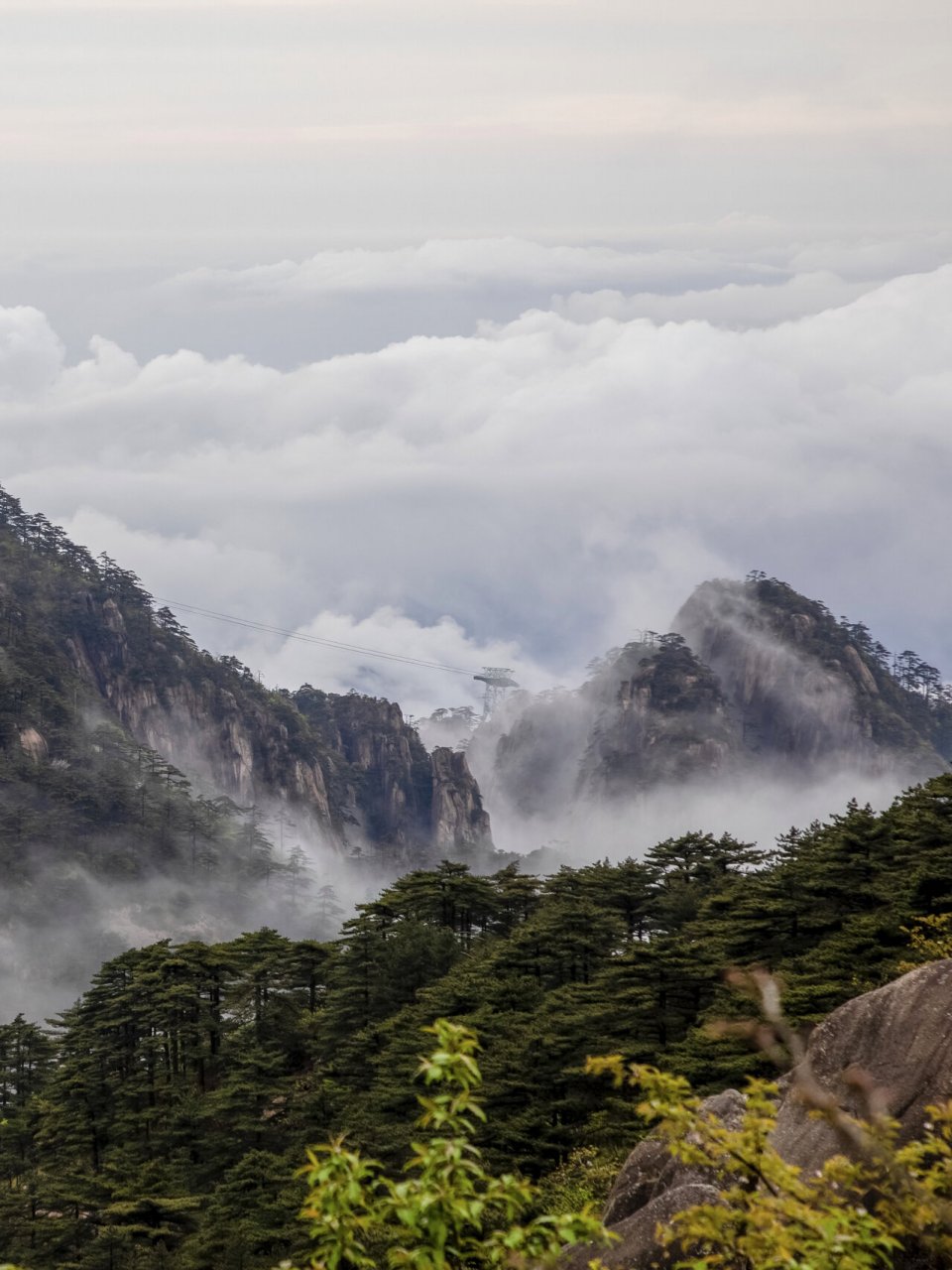 黄山云雾图片