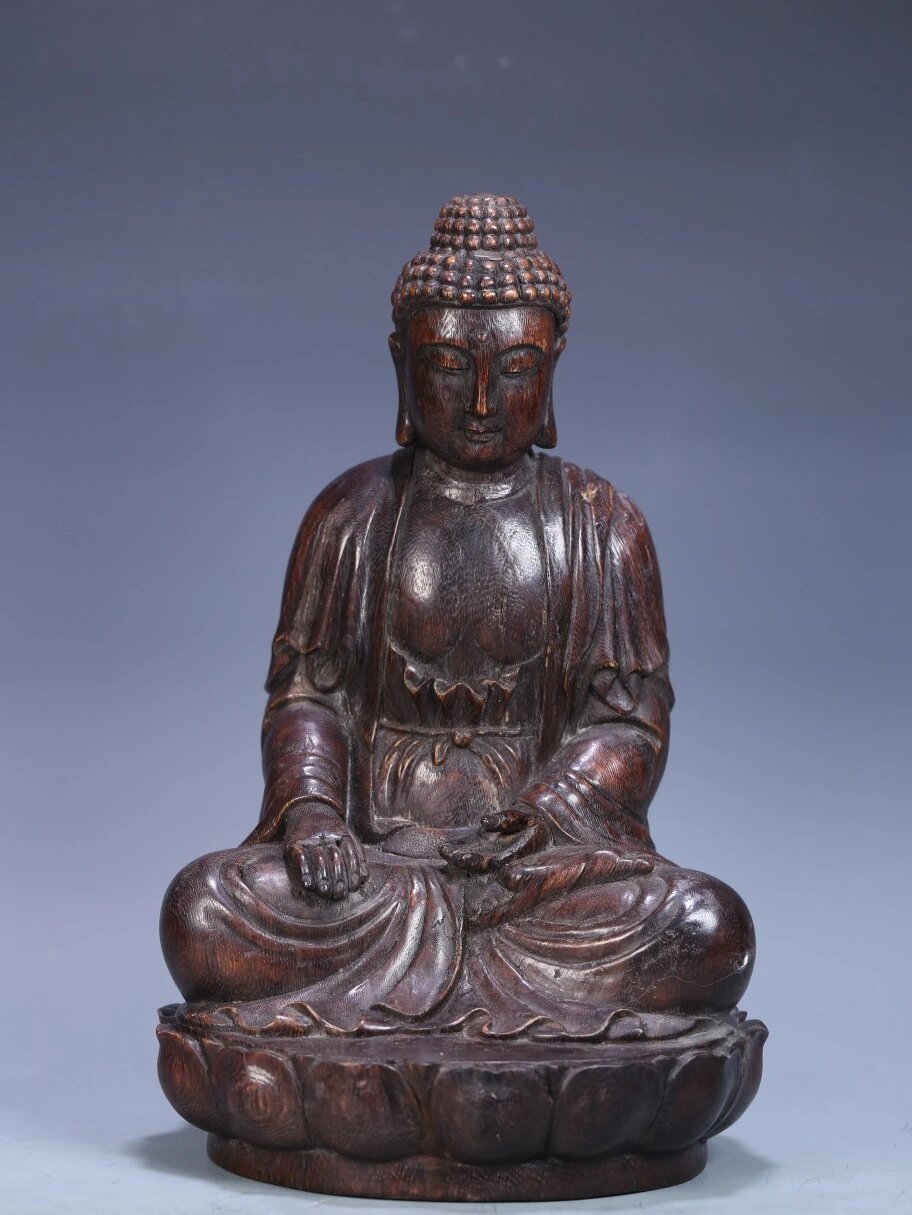 老沉香佛祖雕像