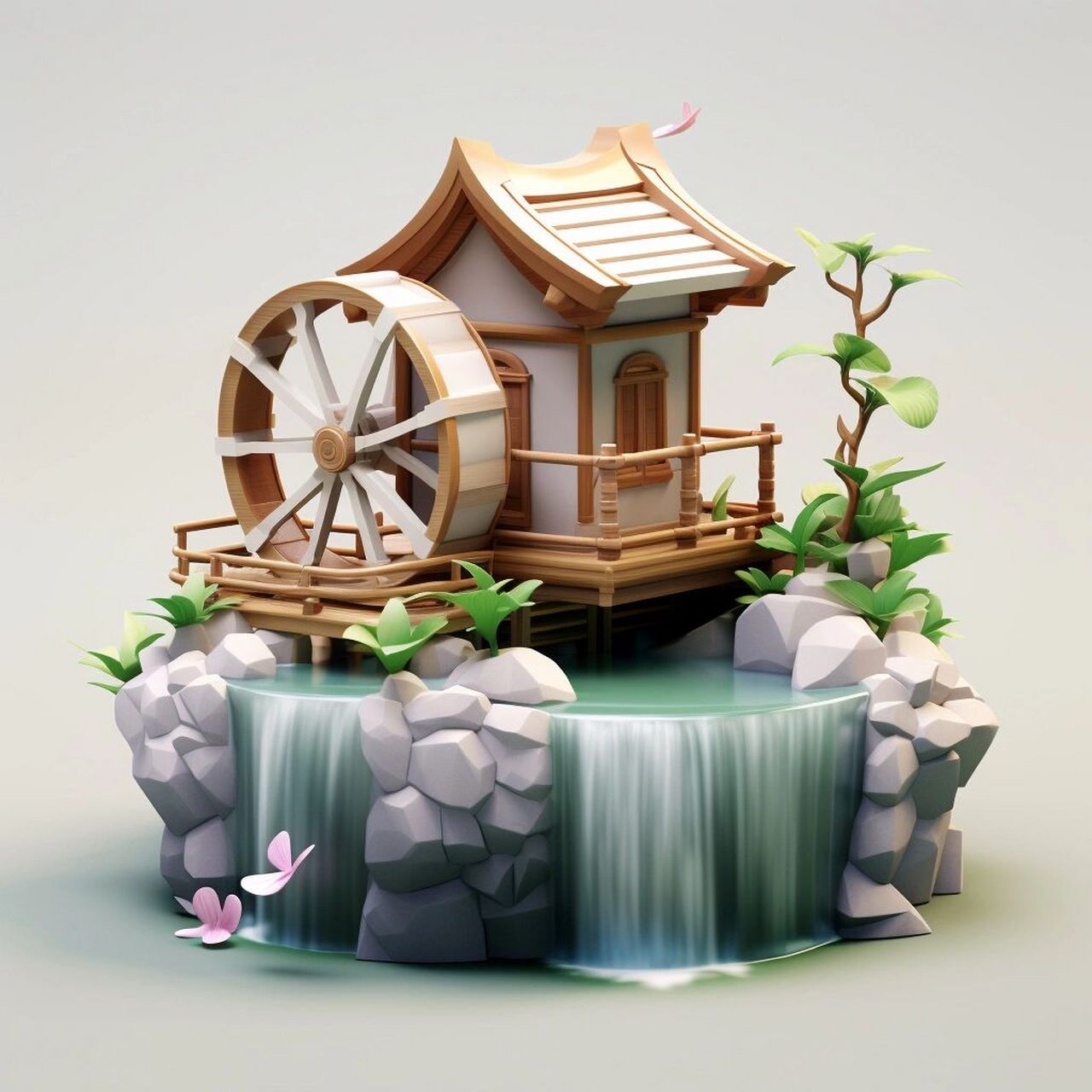 古老而美丽的机械|传统水车 古老而美丽的机械,转动着,为大地带来生命