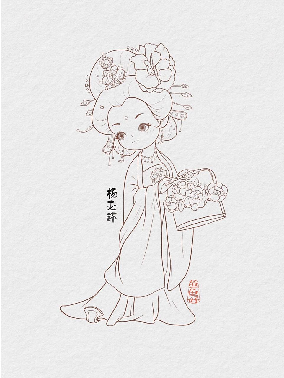 q版古风|四大美人 你们比较喜欢哪个呢