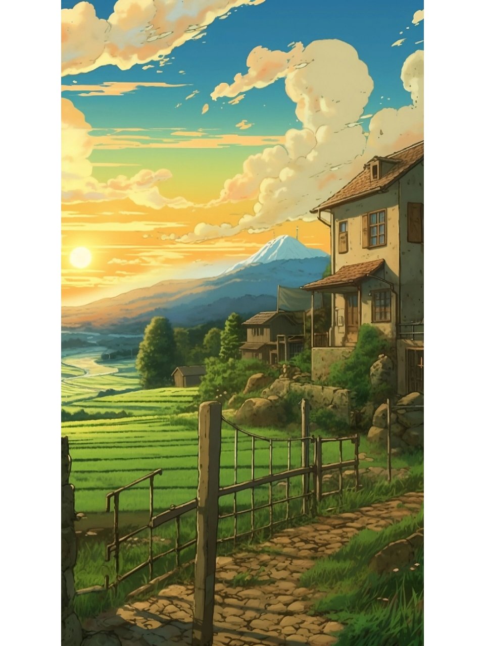 宫崎骏漫画风景