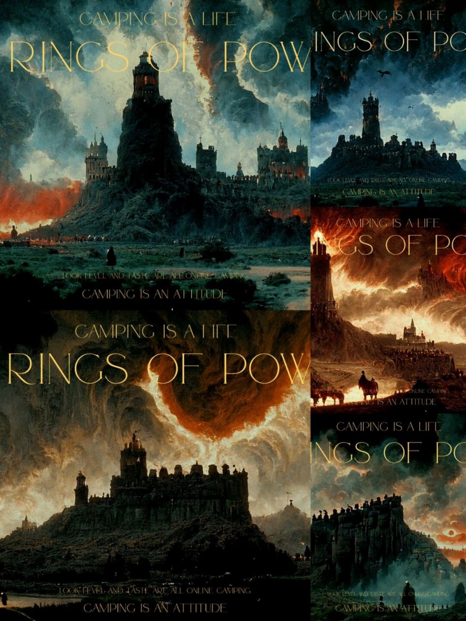 感受ai画图【指环王系列 魔都,索伦之眼】 ps:我知道画这种灰暗主题