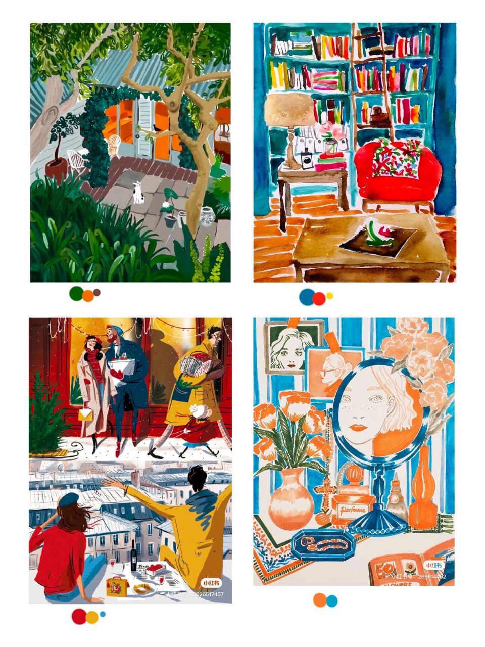 色彩团练|对比色搭配分析day15/2088