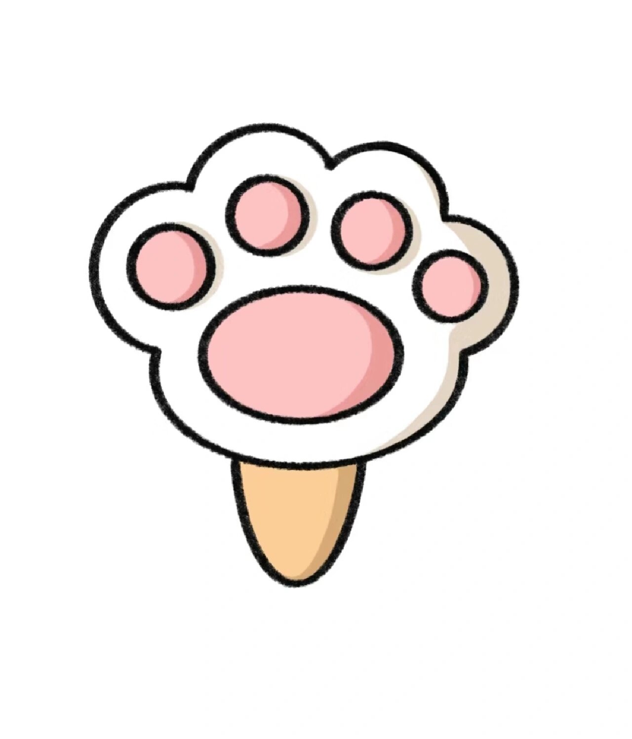 猫爪可爱画