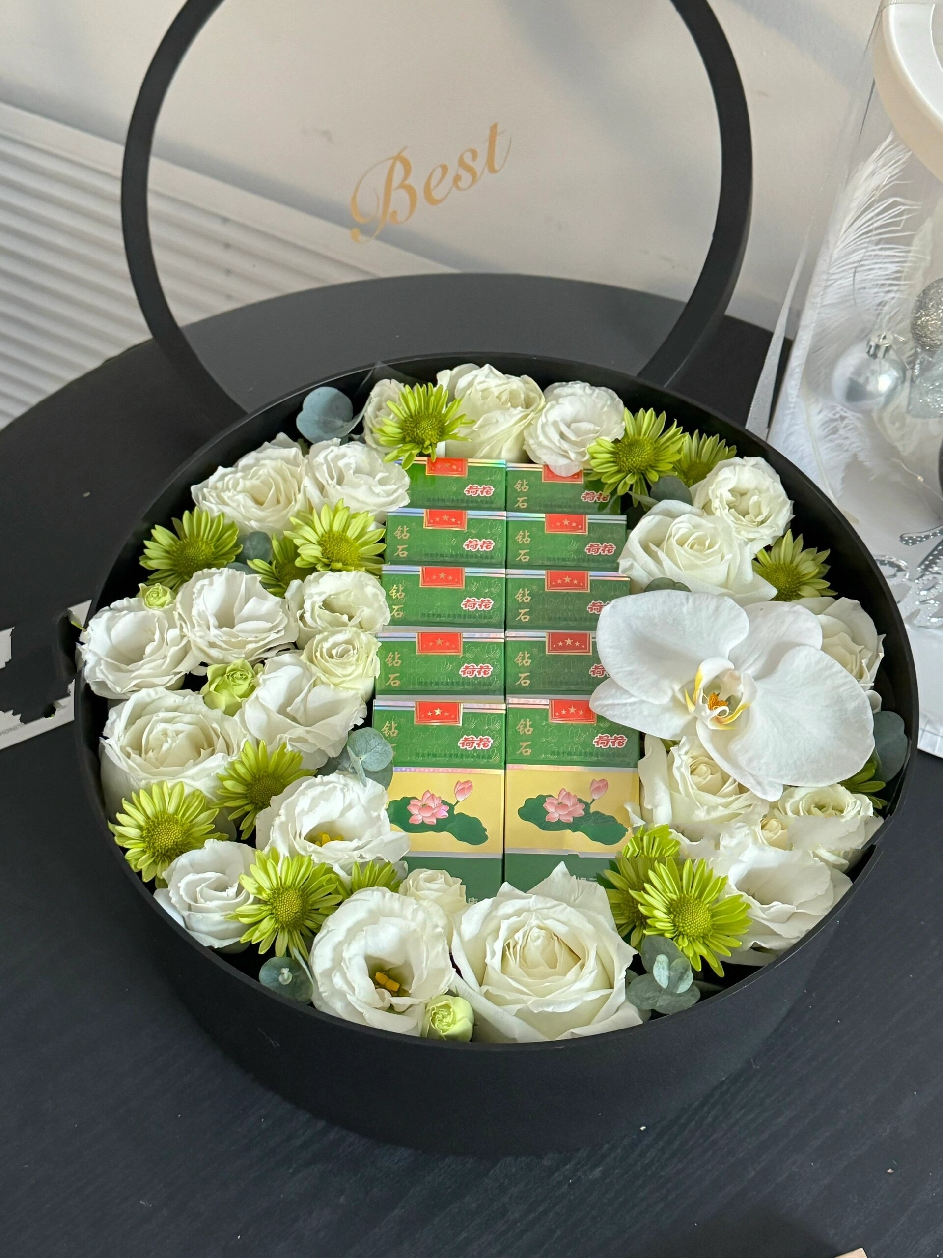 客订|送给男朋友的荷花03香烟花盒08